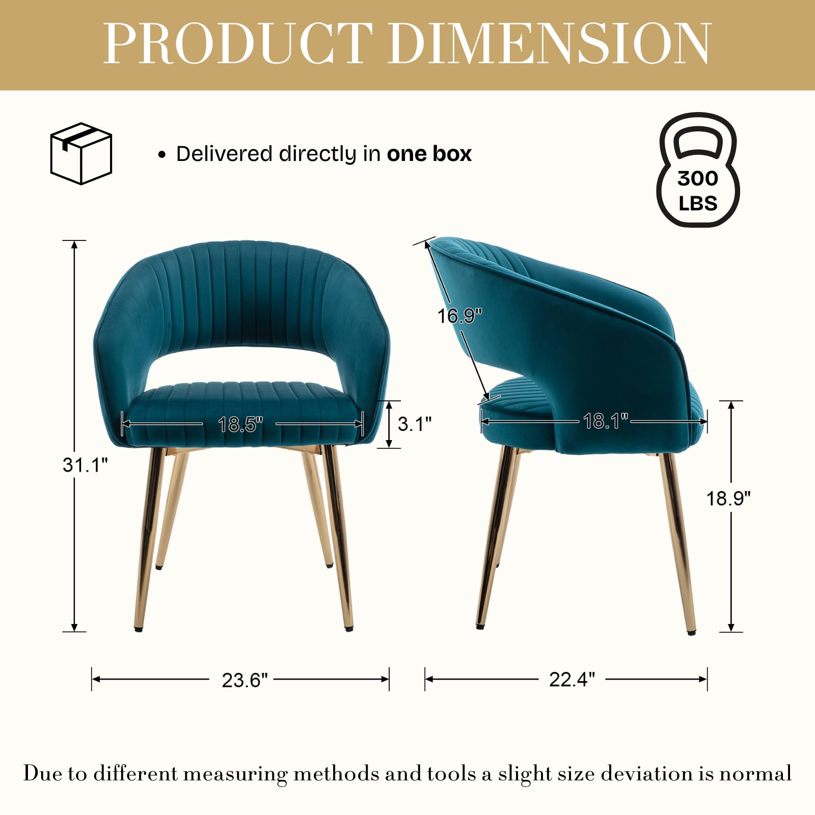 Hollow Back Modern Dining Chairs Set of 2 - 3059DC