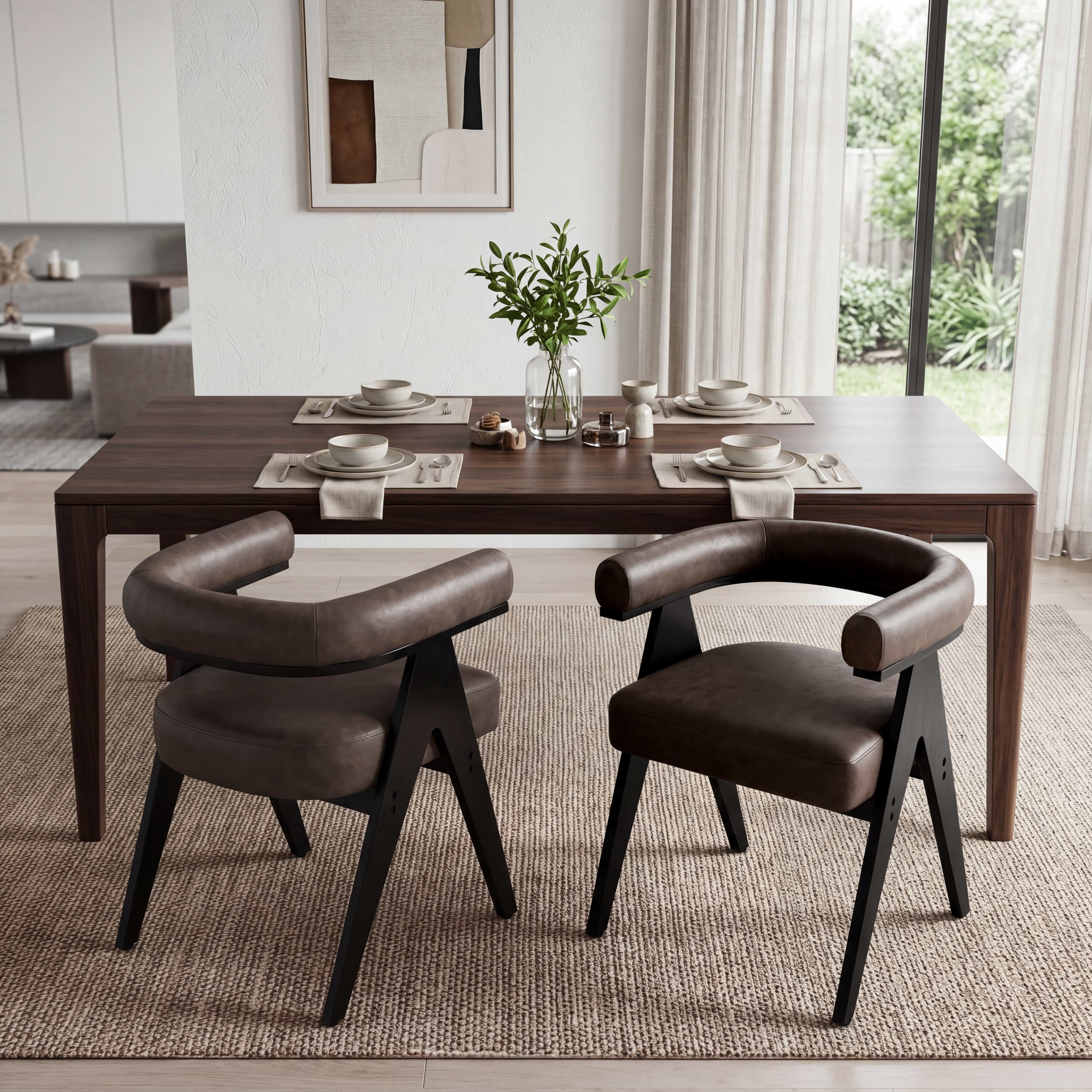 Barrel Dining Chairs Set of 2 - 6324DC