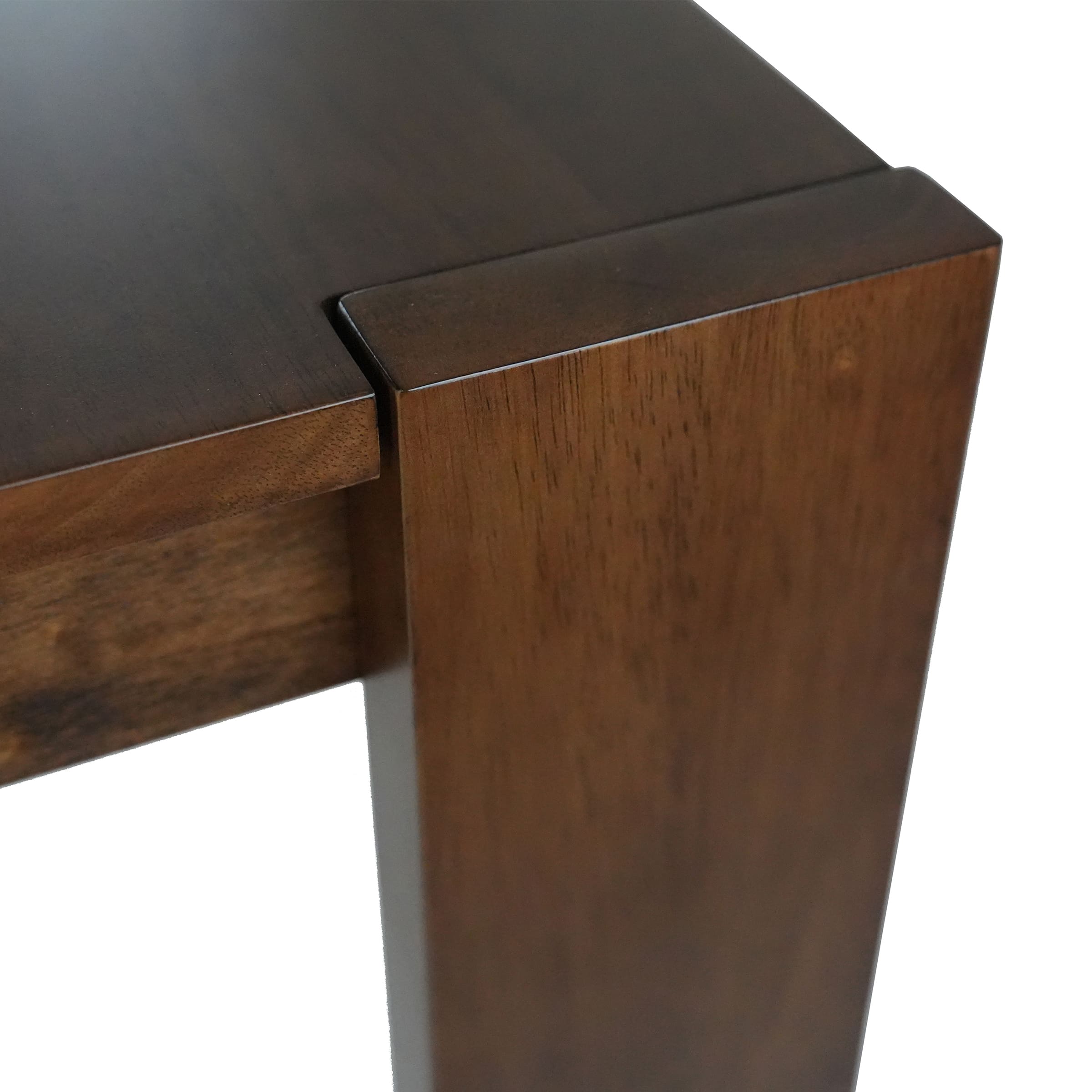 Corner close-up of leg join