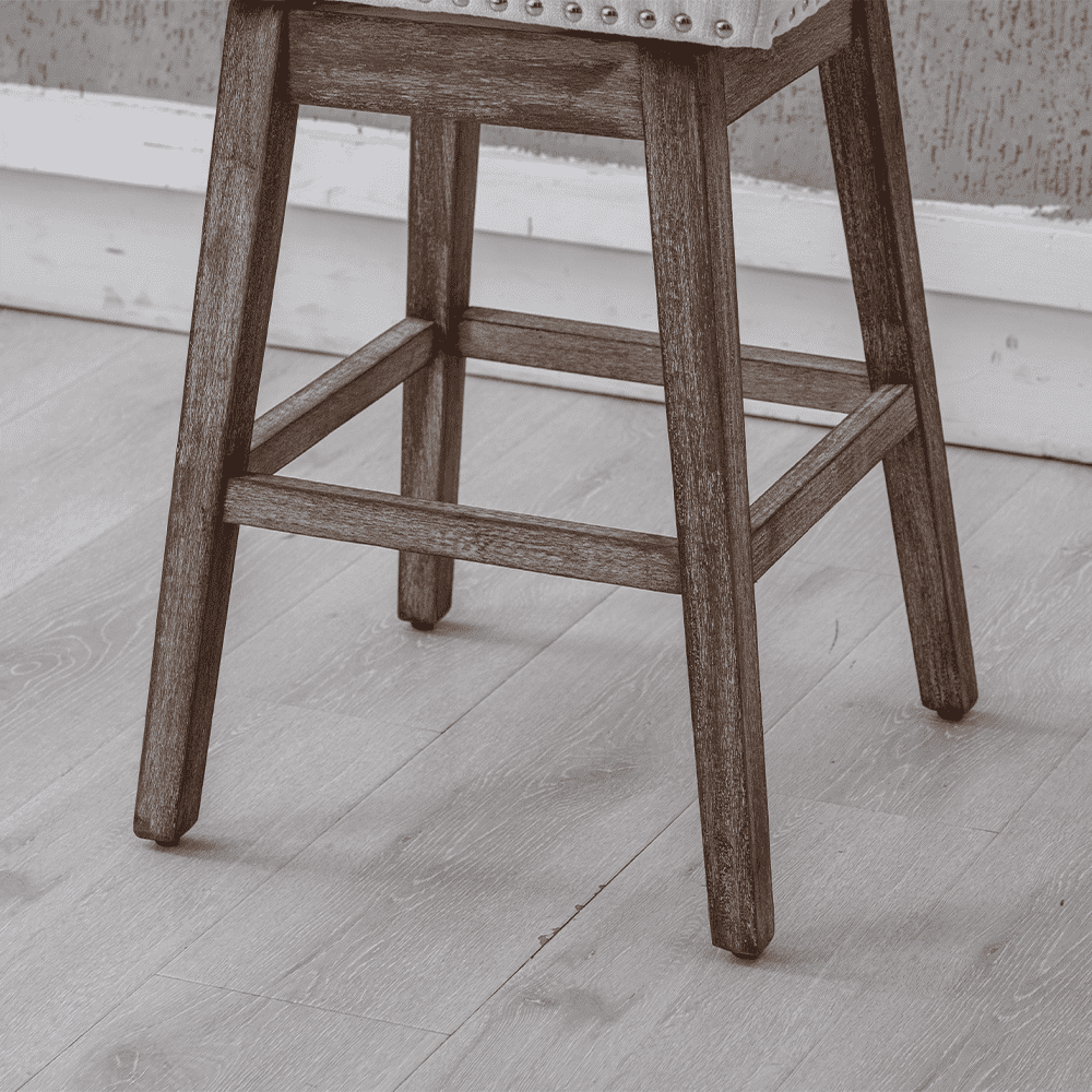 Kmax 27.5"H Mid-Century Counter Swivel Bar Stools - 6017