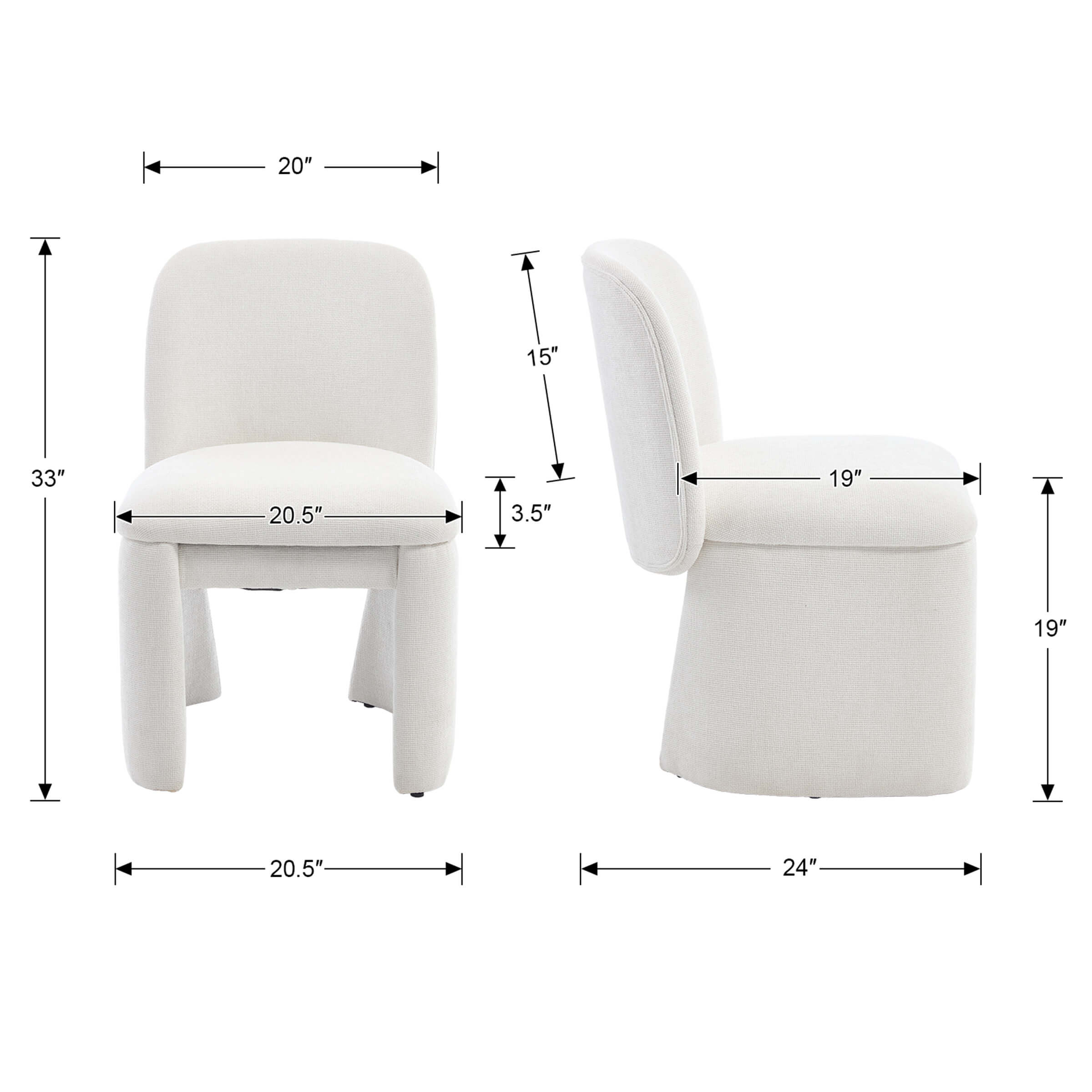 KMAX Soft Dining Chairs - 10103DC