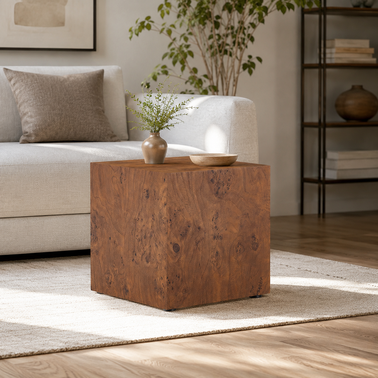 Minimalist MDF Modern Square Coffee Table