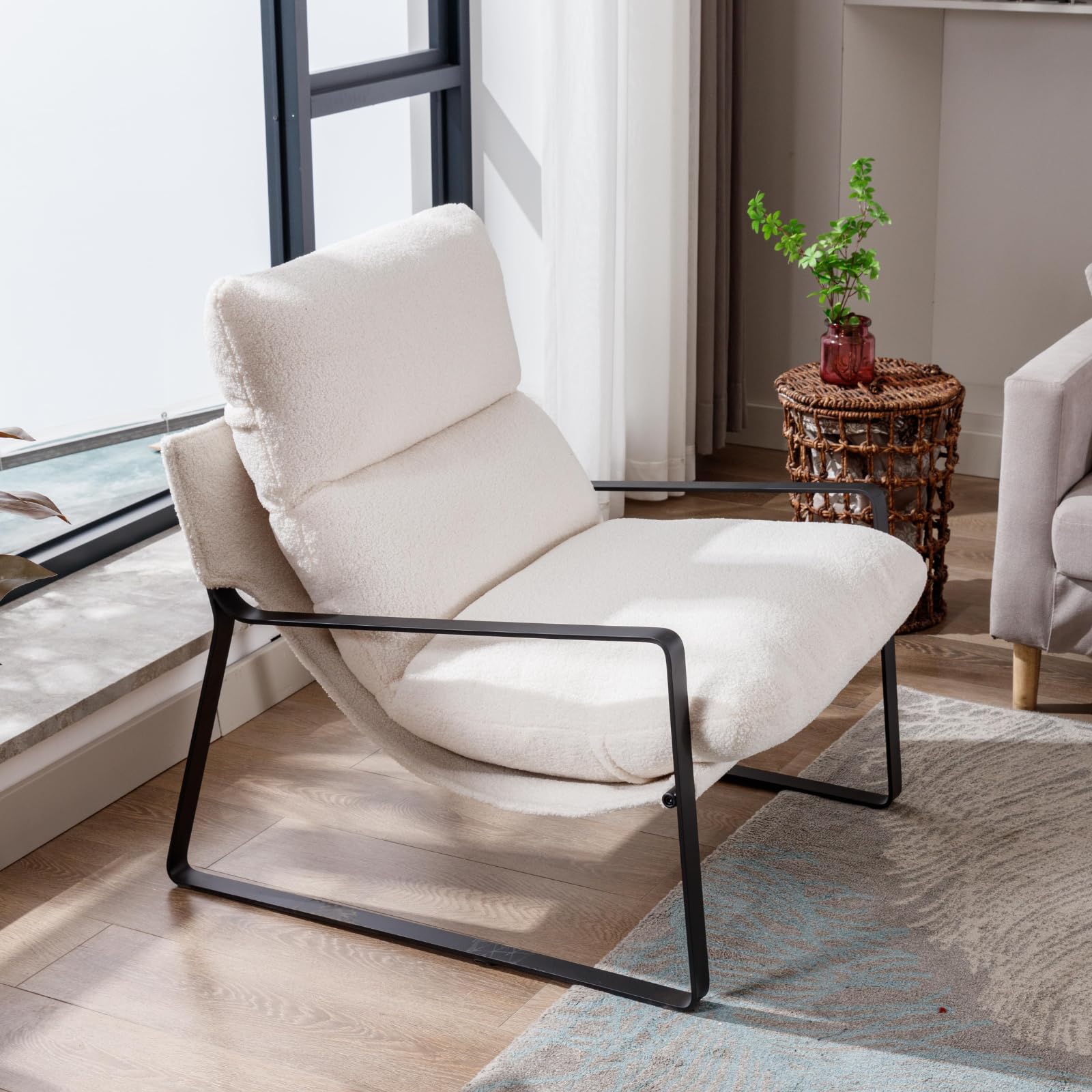 CIMOTA Modern PU Leather Accent Armchair 1 PCS - 19002AC