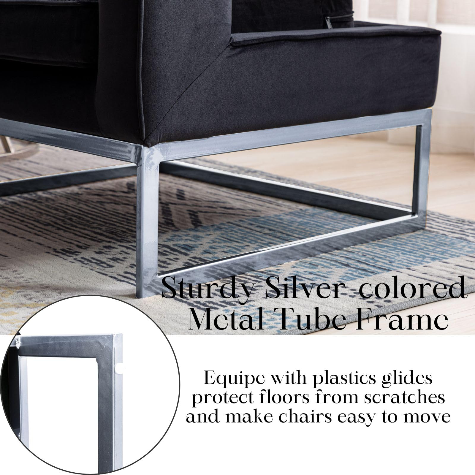 ZH4YOU Elegant Accent Chair 1 PCS - 20530AC