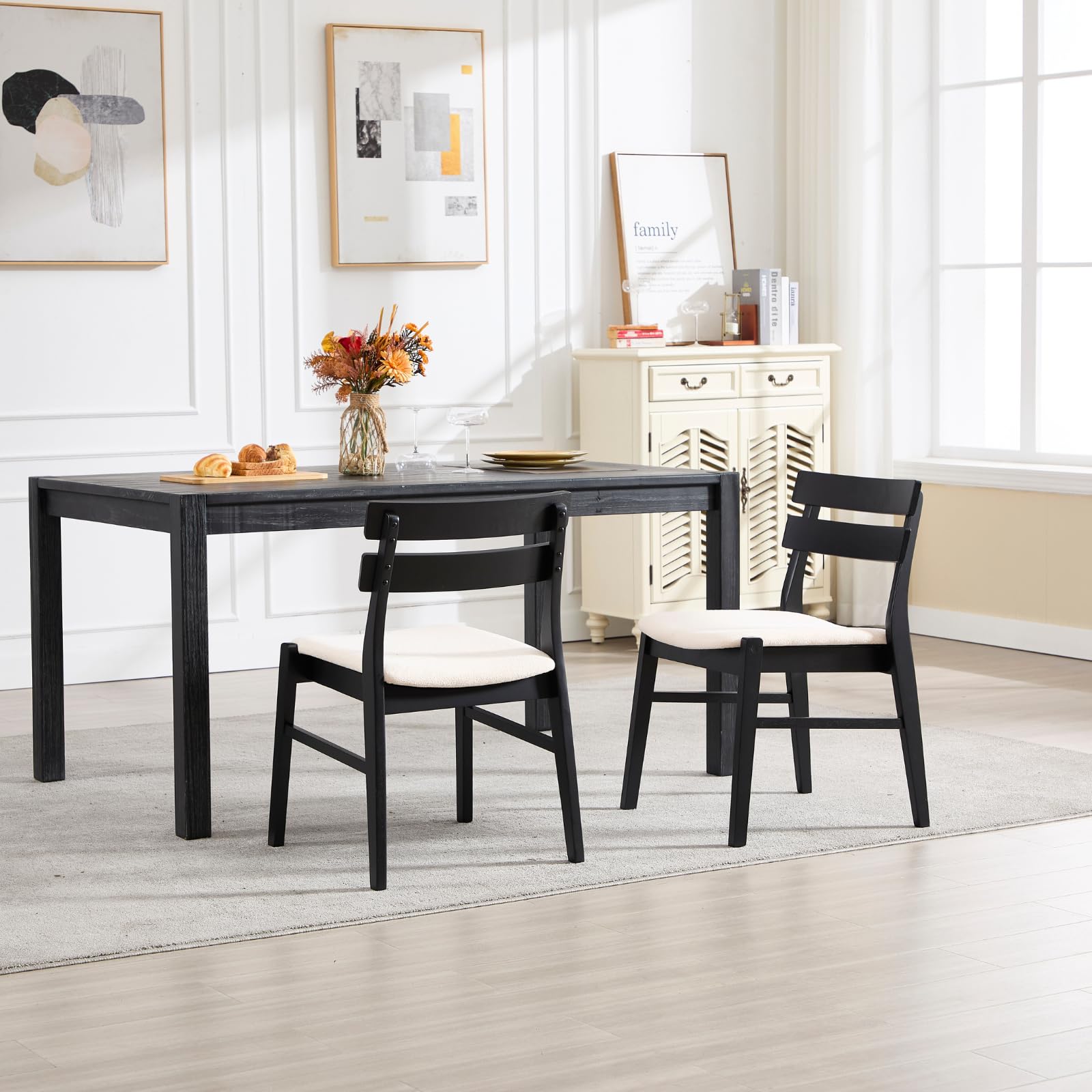 CIMOTA Wood Dining Chairs Set of 2 - 2096DC