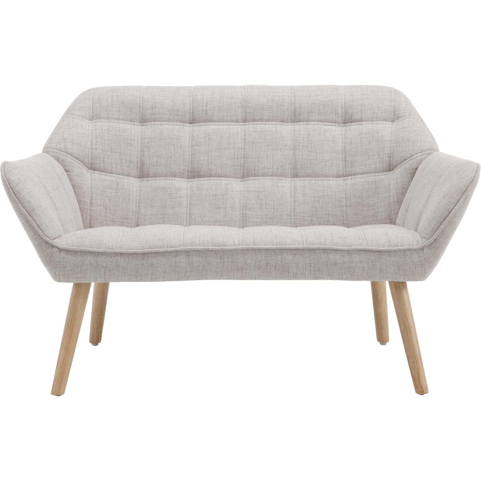 ROCITY 48" Modern Velvet Small Loveseat Sofa - 8904AC