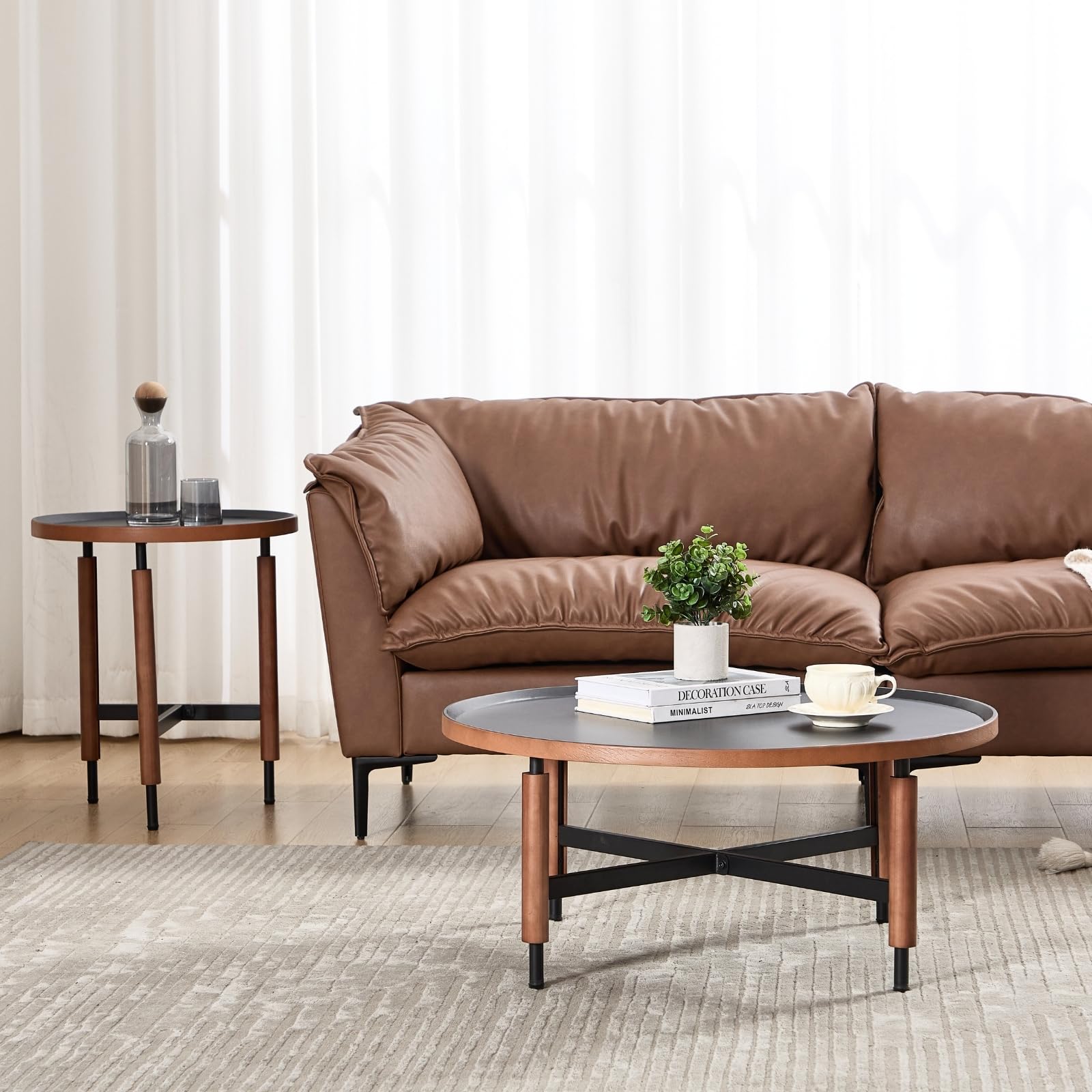 CIMOTA 20" Round End Table - 23184ST & 23183CT