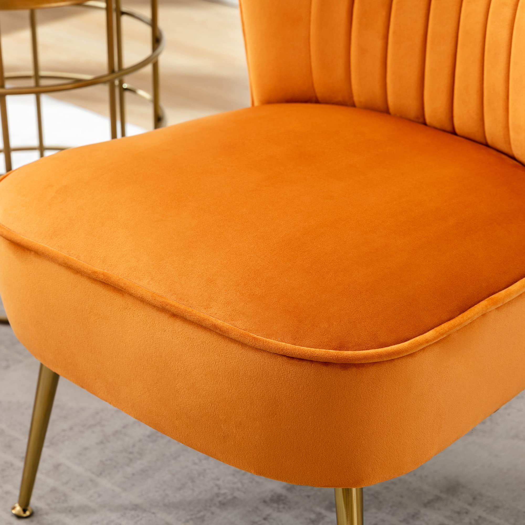 CHICAURA Mid Century Armless Accent Chair Set of 2 - XXX6AC