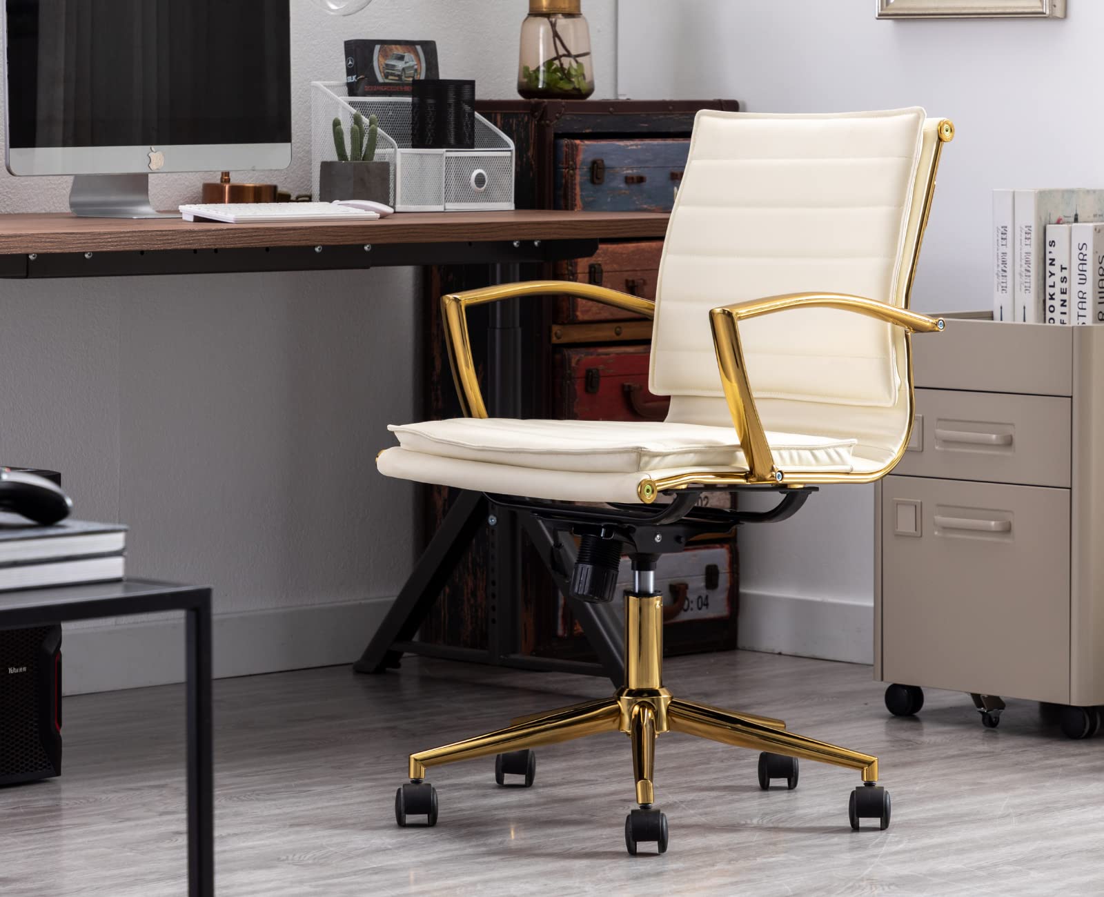 EALSON Modern Leather Office Chair with Wheels 1 PCS - X416OC
