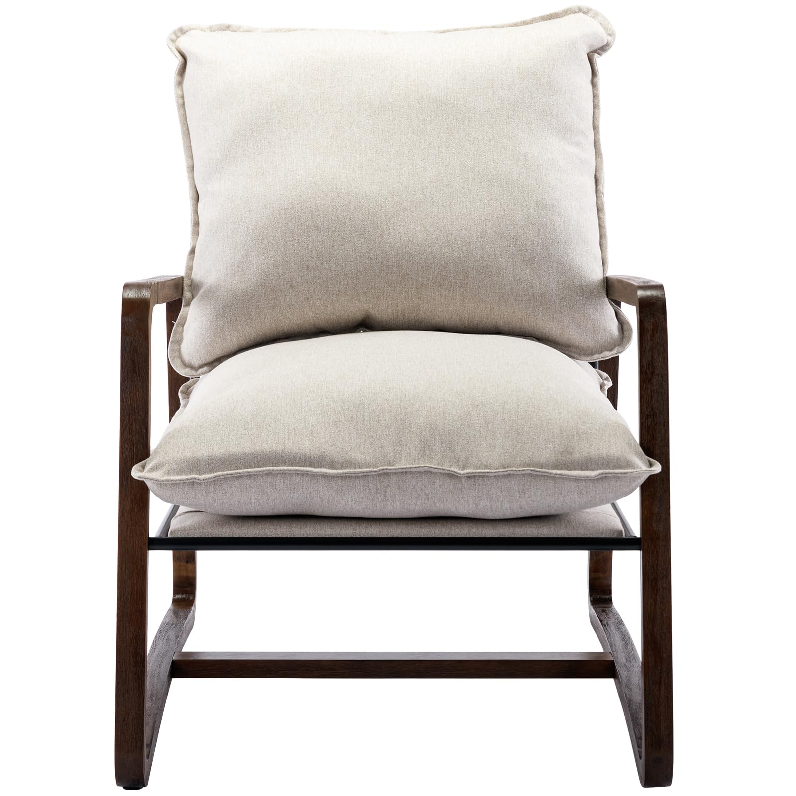 Kmax Mid Century Accent Chair with Detachable Cushion 1 PCS - 3801AC