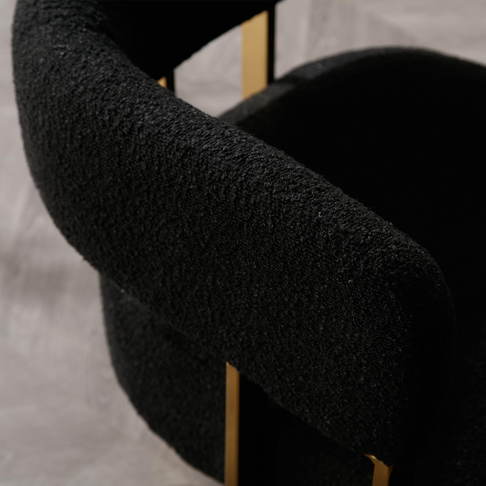 ZH4YOU Accent Chairs with Gold Metal Legs 1 PCS - 72005AC
