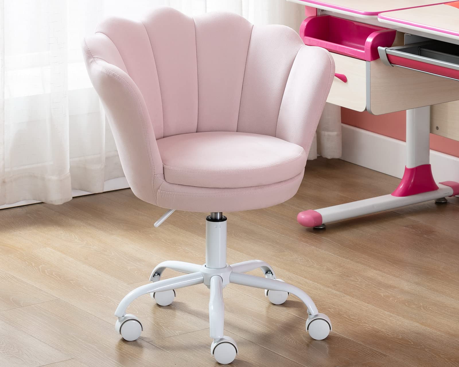CIMOTA Adjustable Cute Kids Desk Chair Velvet Bedroom Chair 1 PCS 13