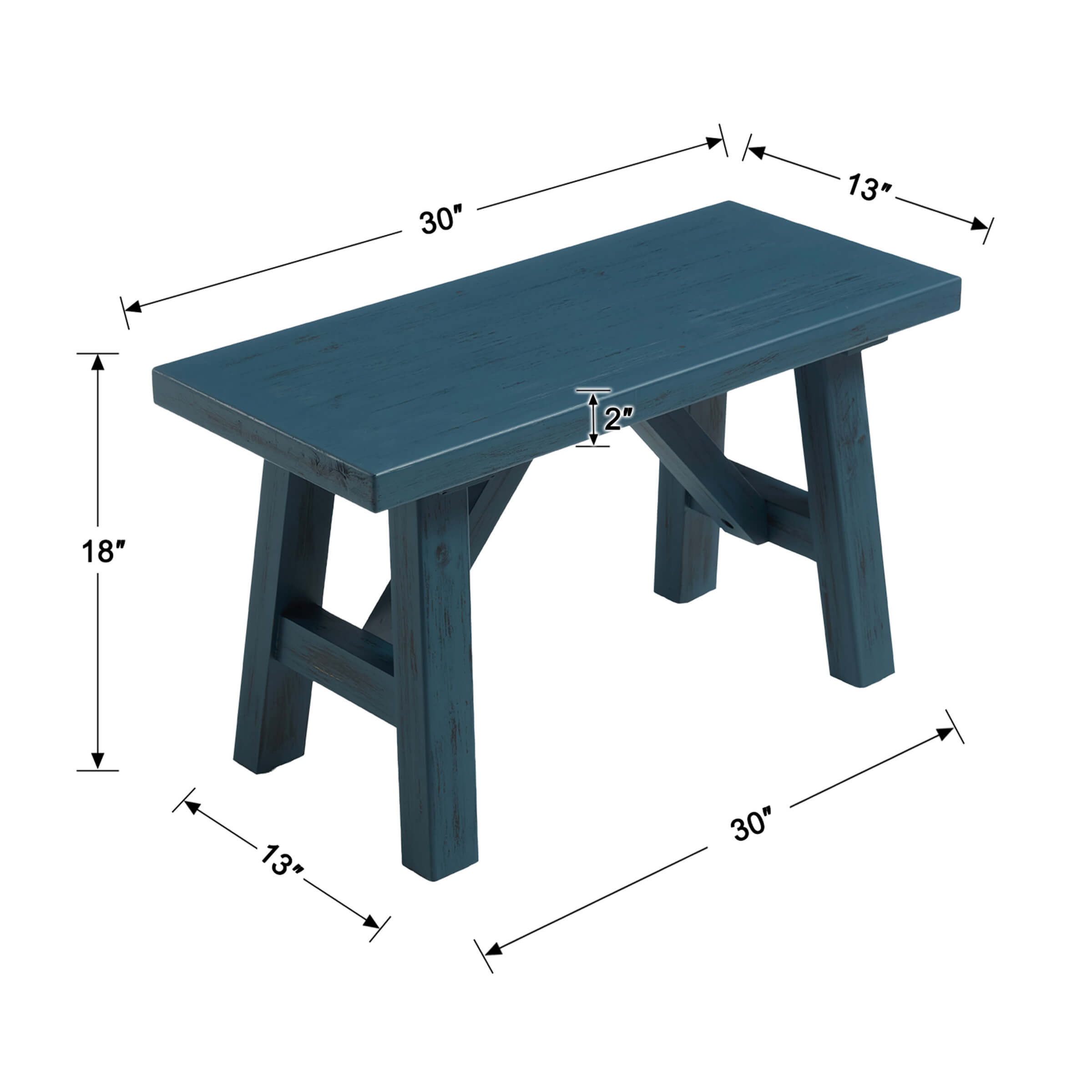 KMAX Wooden Bench-23894BH