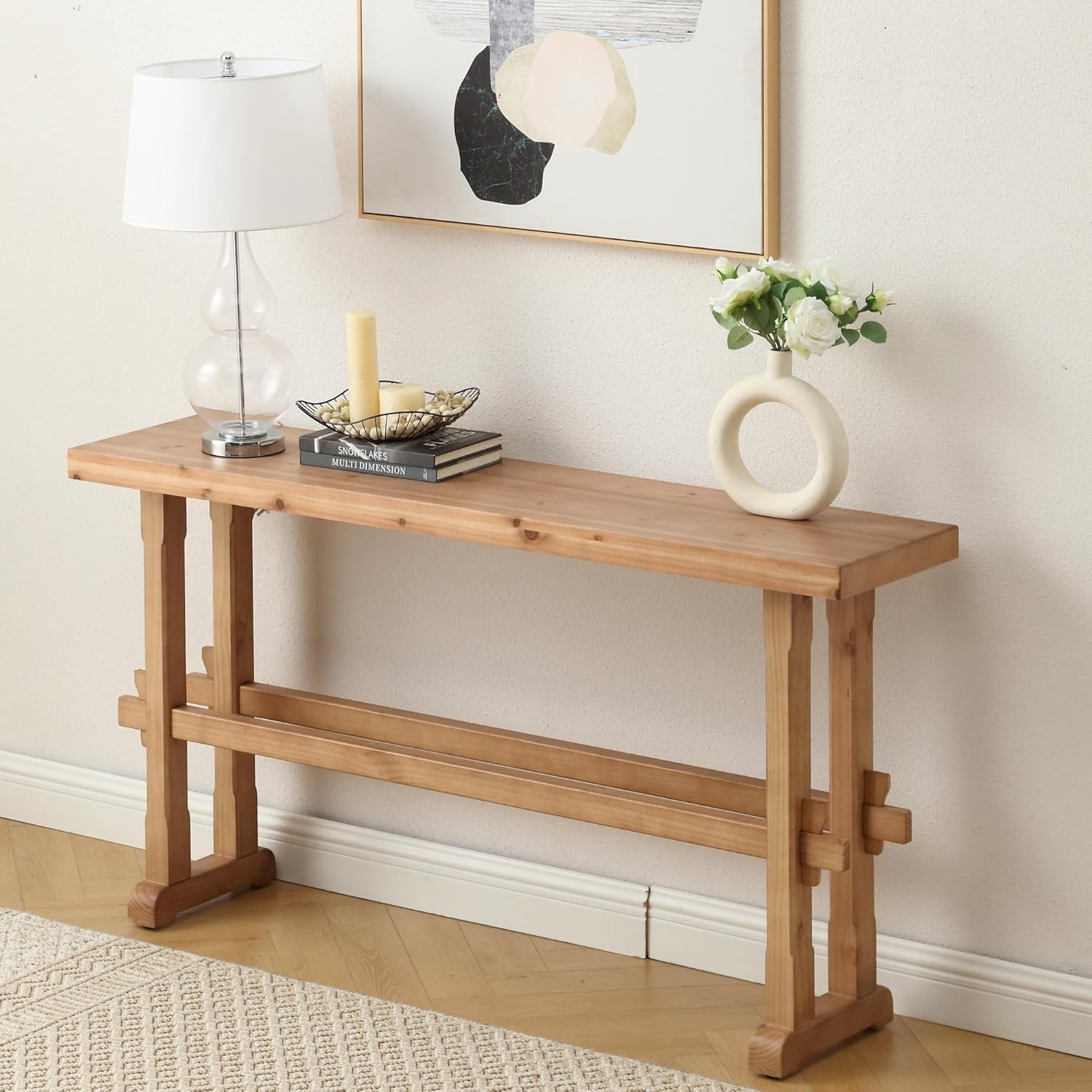 CIMOTA 59" Farmhouse Narrow Entryway Table - 22646ET