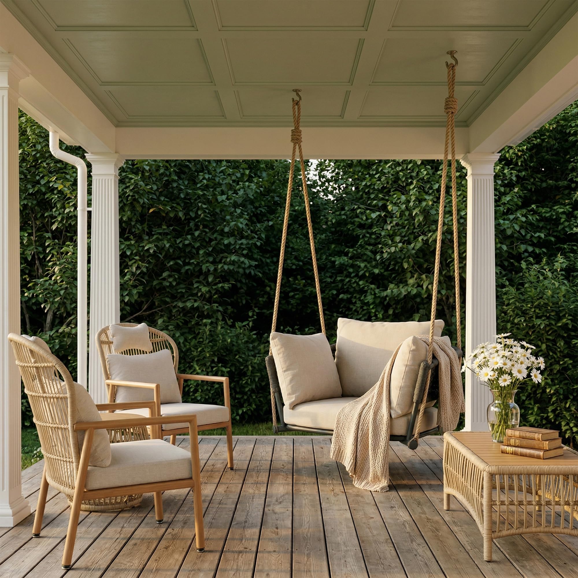 Outdoor Adjustable Rope Swinging Chair - 25016HS