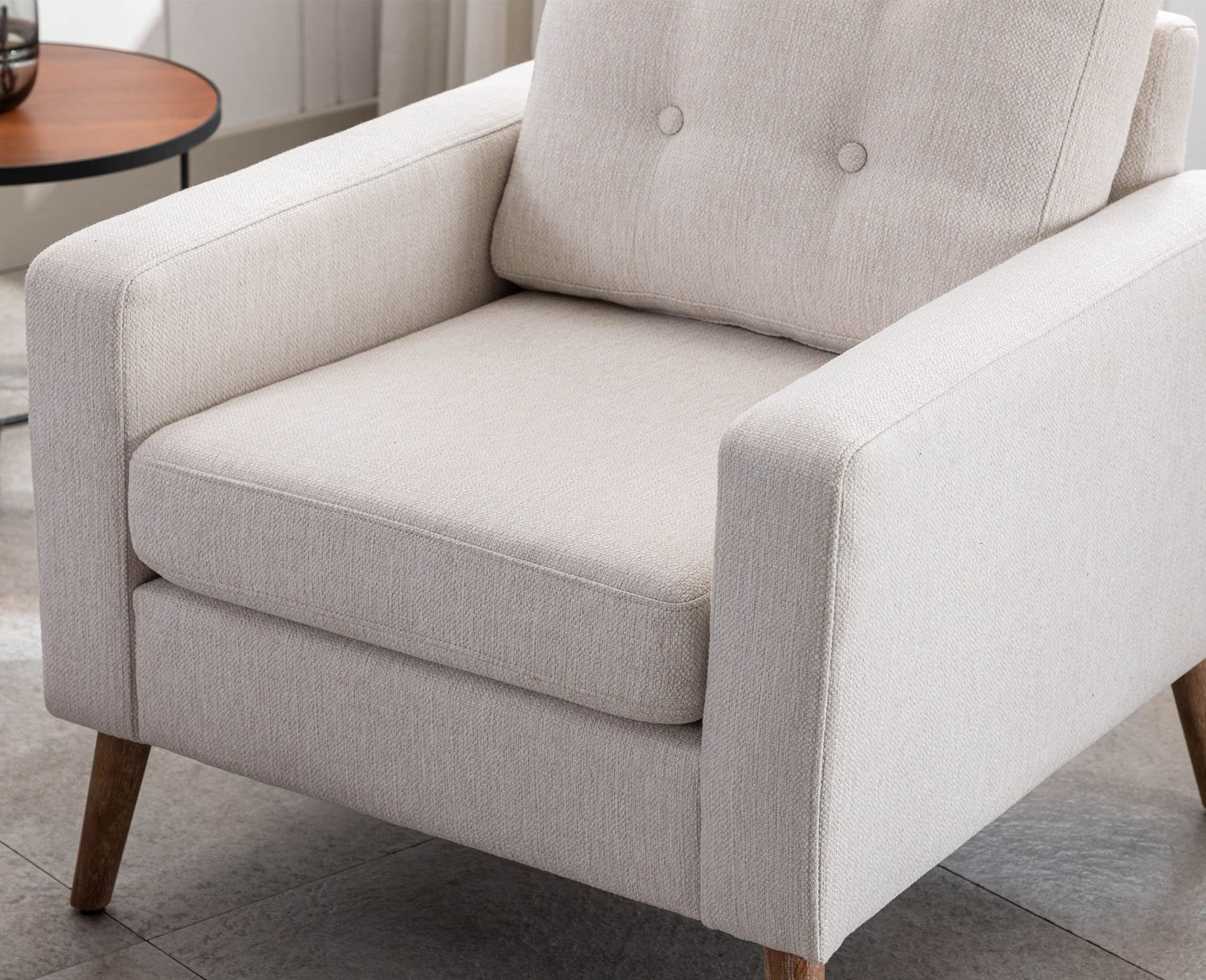 VESCASA Mid Century Modern Tufted Accent Chair 1 PCS - XX16AC