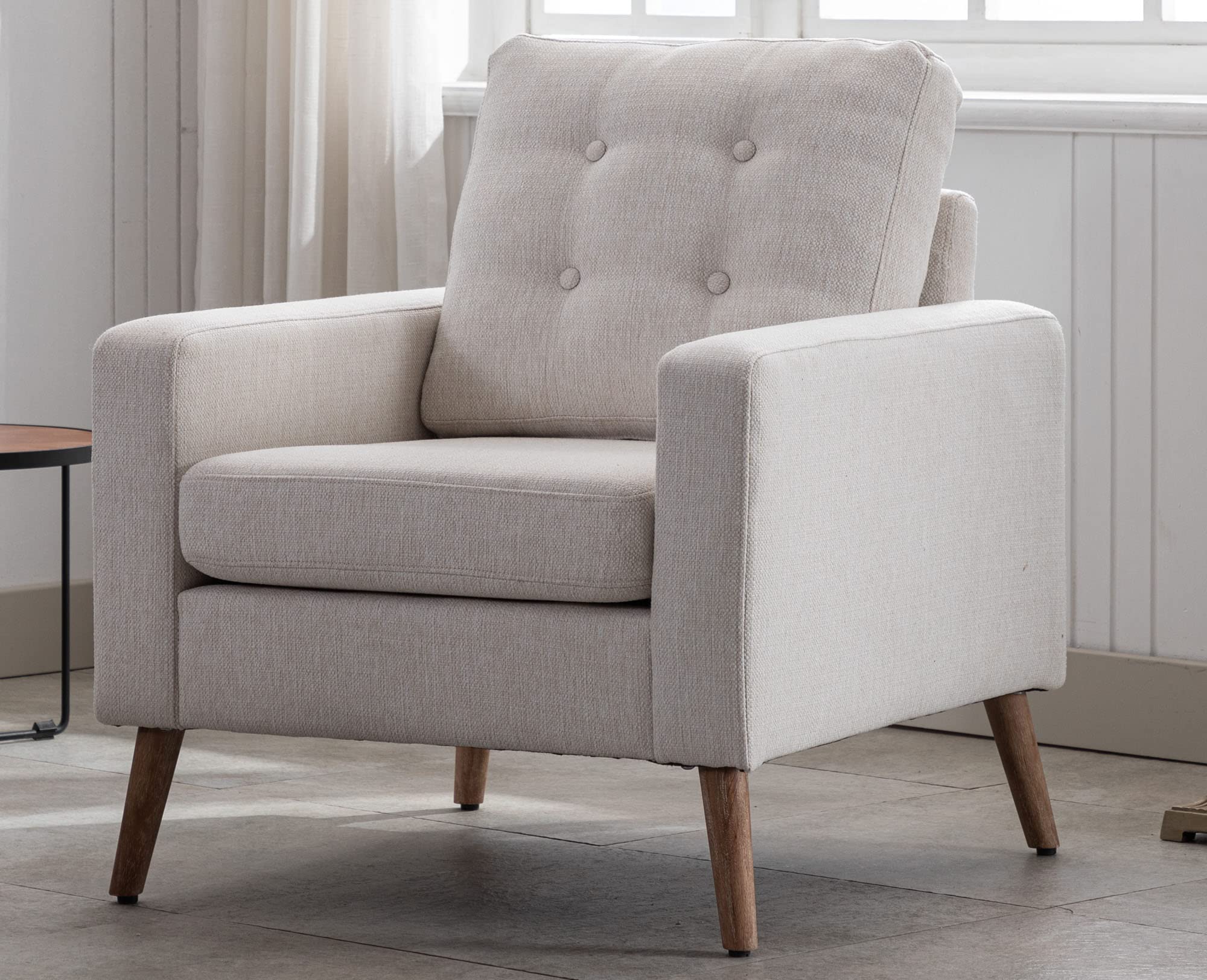 VESCASA Mid Century Modern Tufted Accent Chair 1 PCS - XX16AC