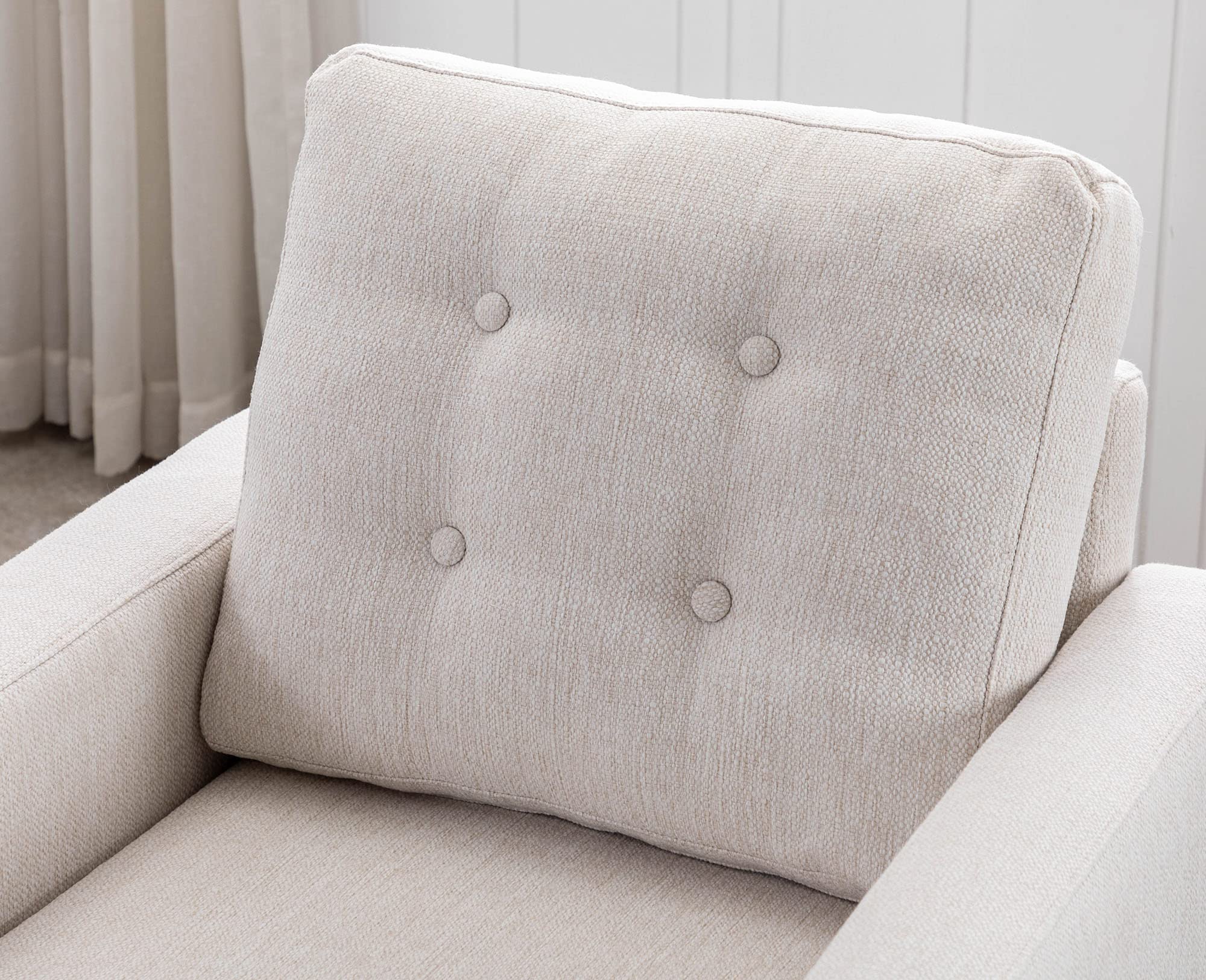 VESCASA Mid Century Modern Tufted Accent Chair 1 PCS - XX16AC