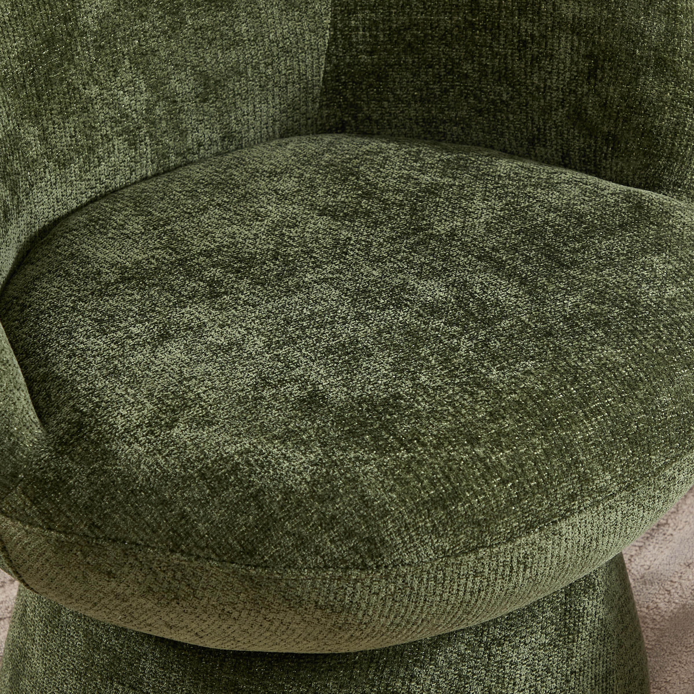 green fabric close-up