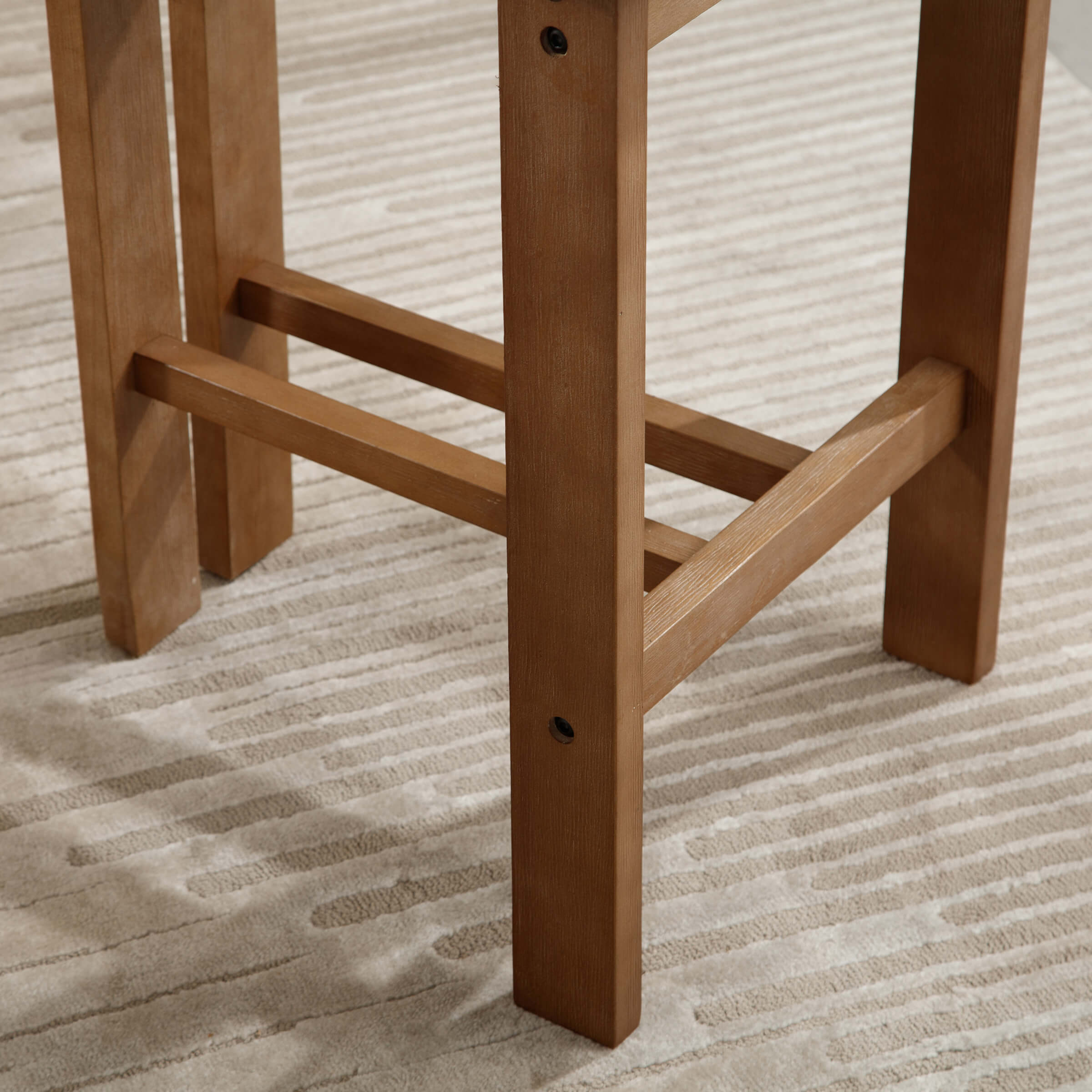EALSON 26" Farmhouse Counter Stools Set of 2 - 5812CS
