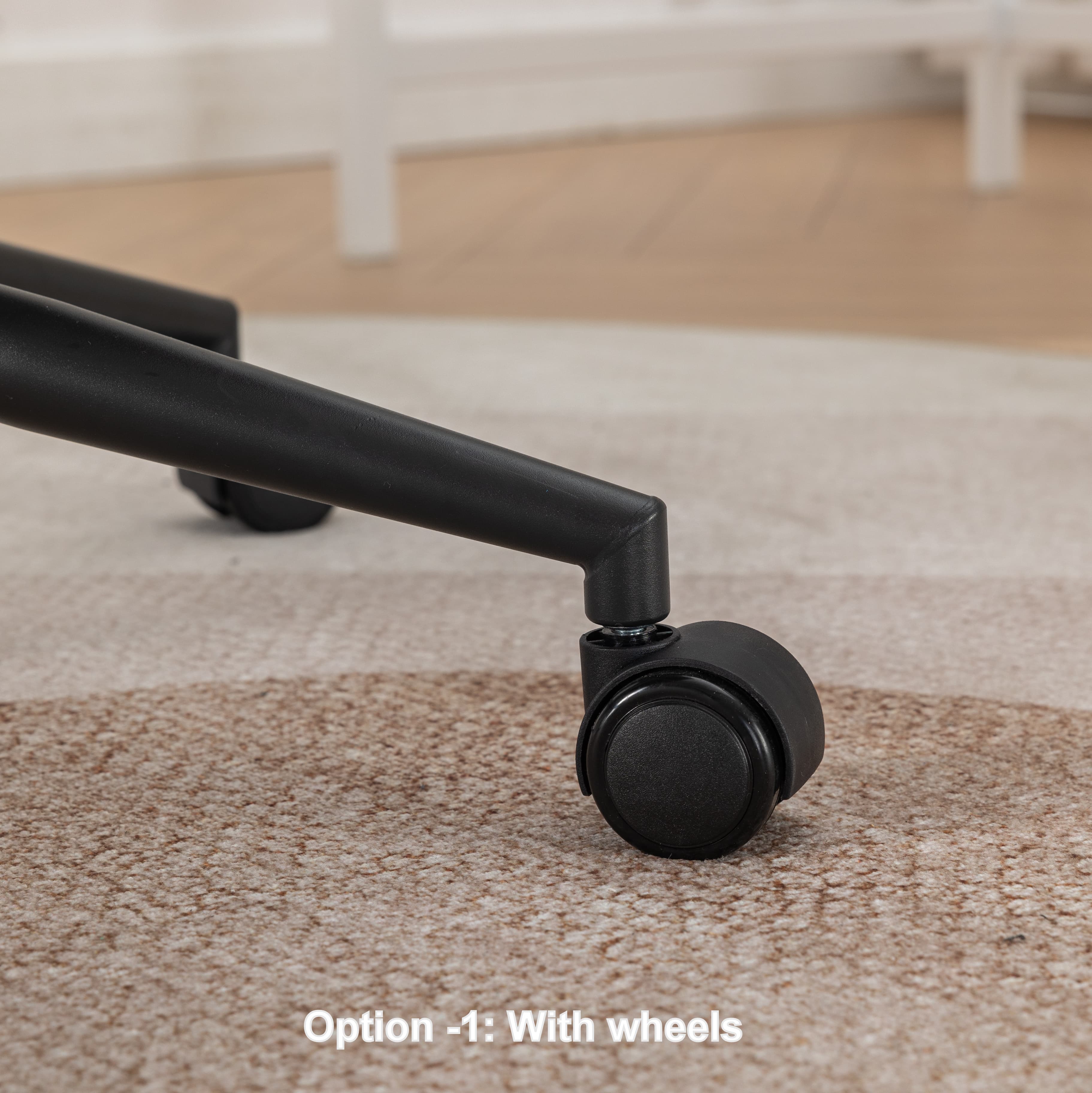 Adjustable Swivel Criss-Cross Chair with Wide Seat
