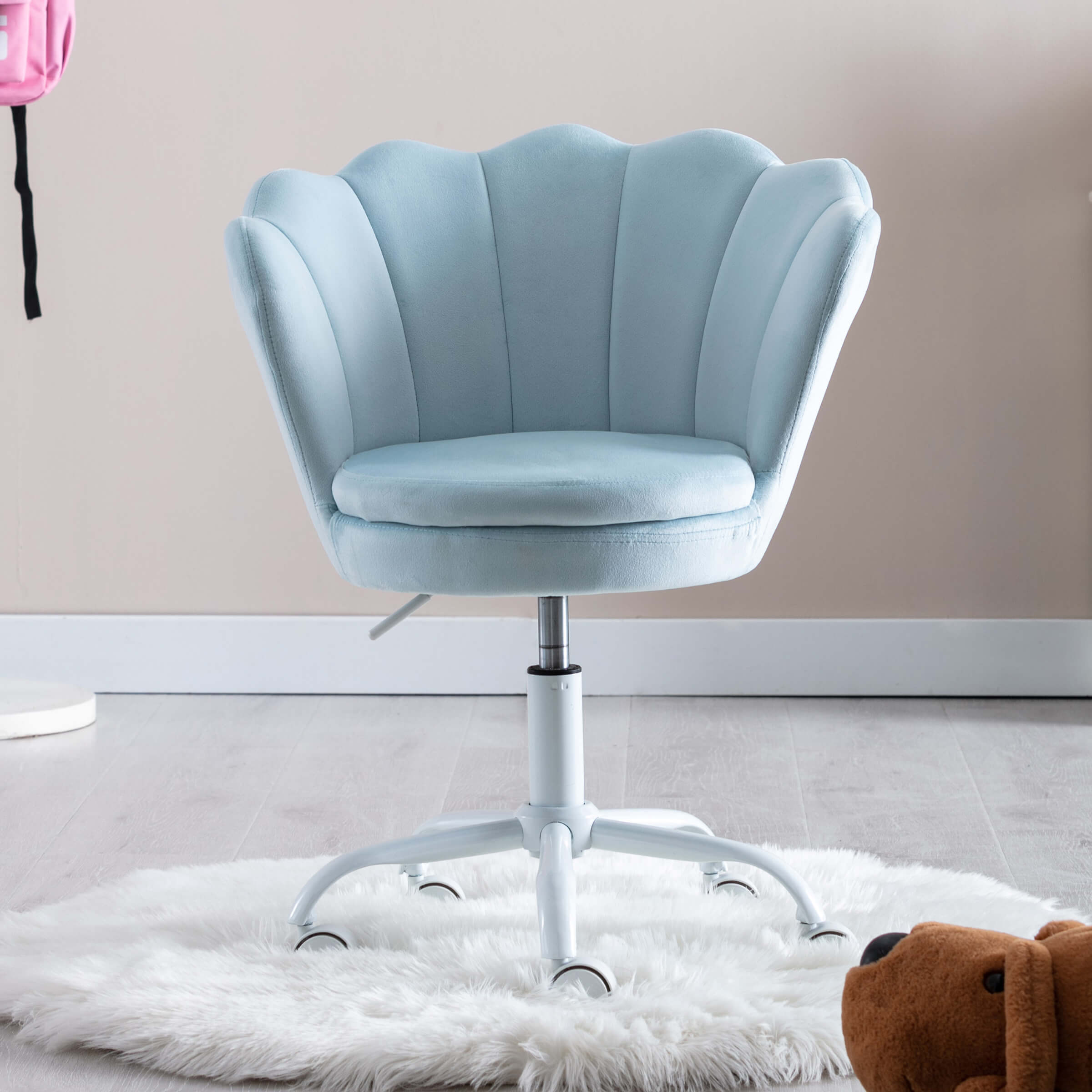 CIMOTA Adjustable Velvet Kids Desk Chair 1 PCS - 1342KC