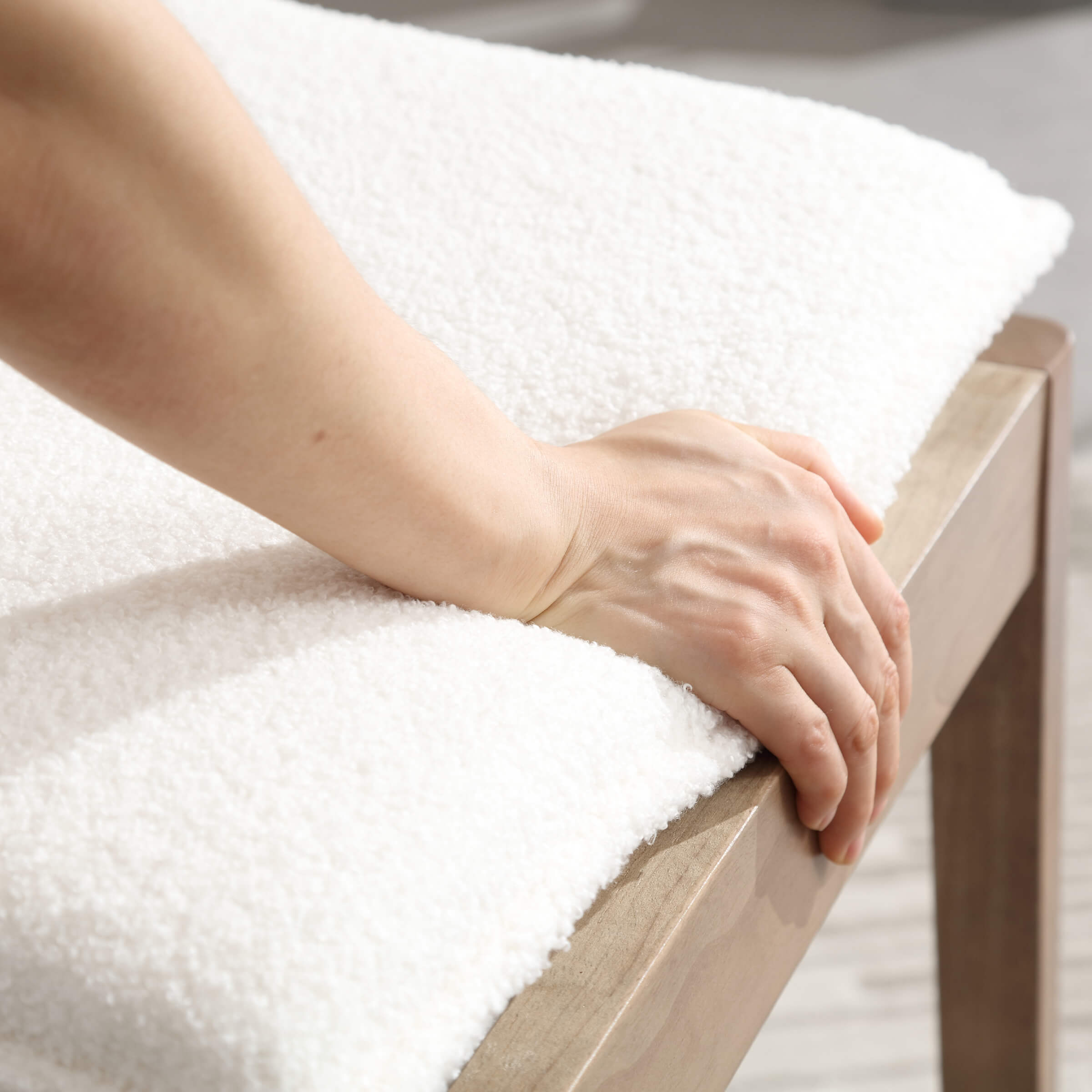 Cushion edge close-up