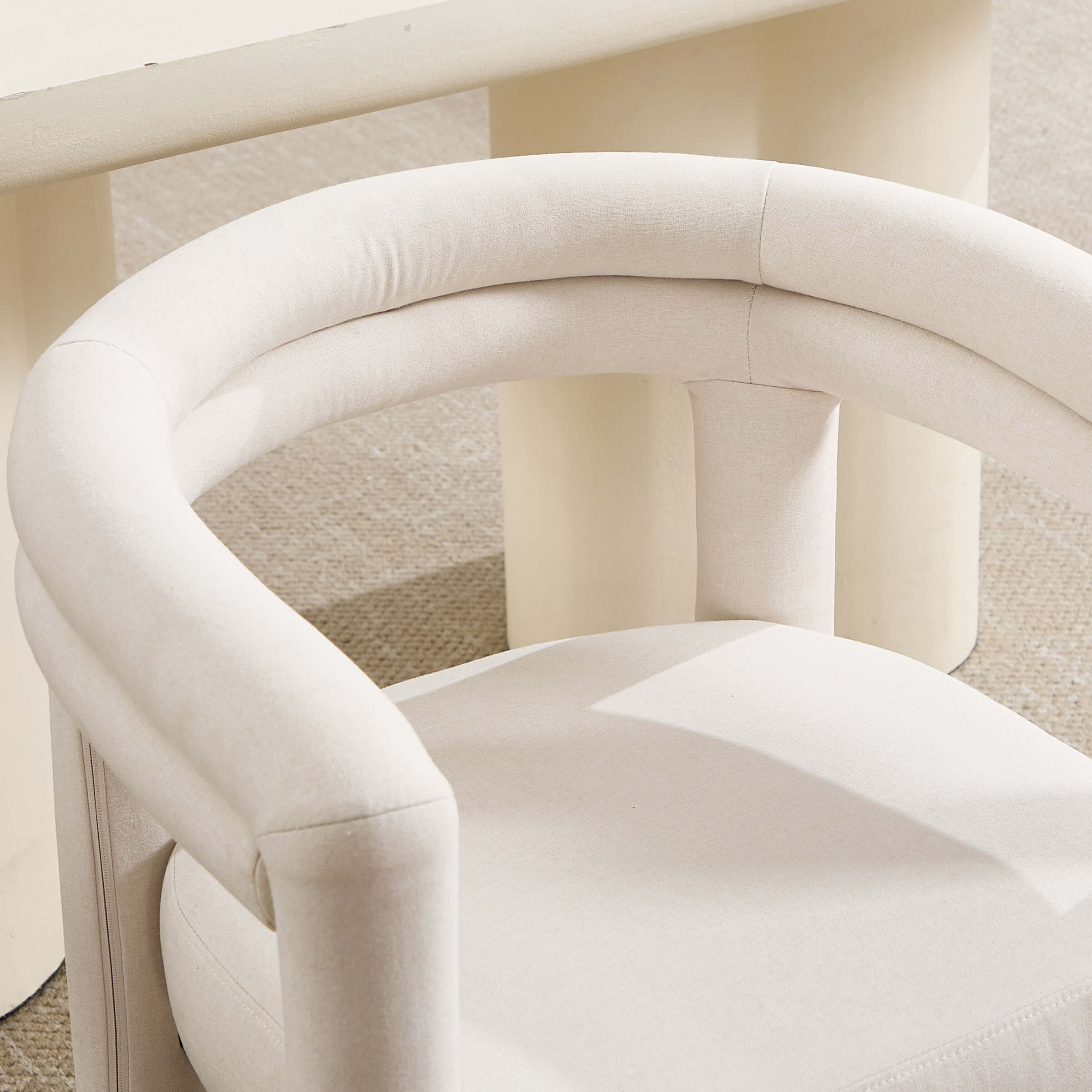 Modern Barrel Dining Chairs Set - 53040DC