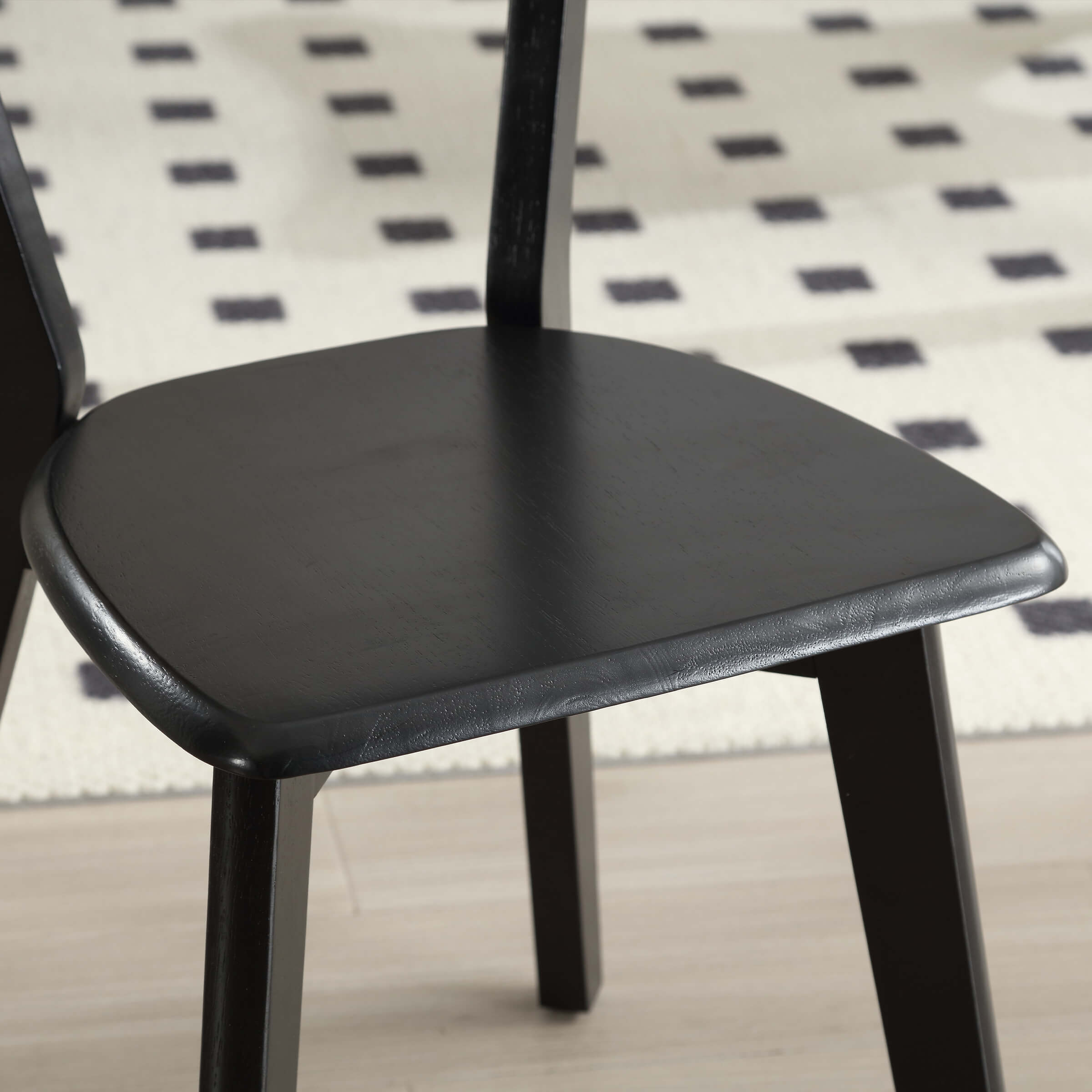 Kmax Oak Wood Dining Chairs Set of 4 - X016DC