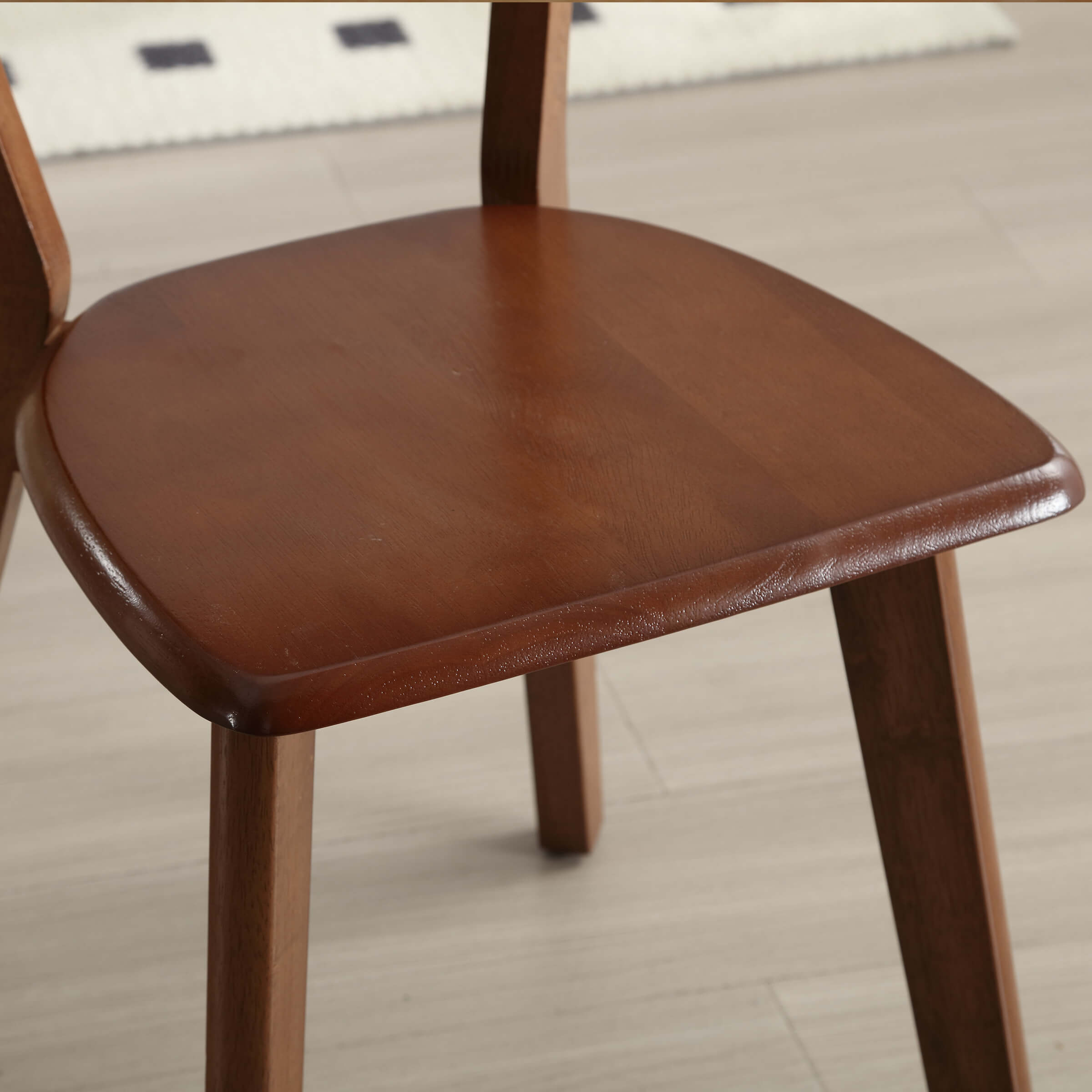 Kmax Oak Wood Dining Chairs Set of 4 - X016DC