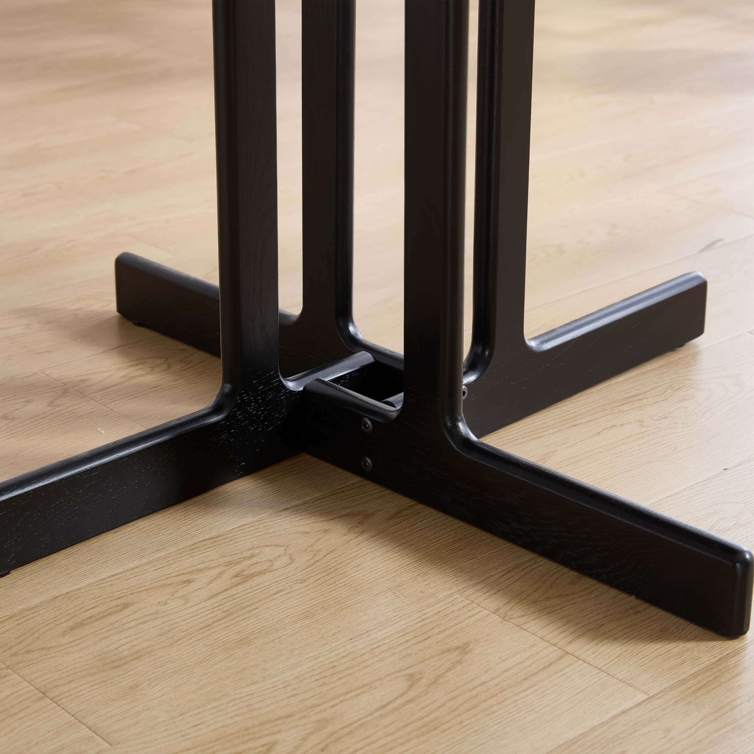 Kmax 31.5" Wide Small Round Black Dining Table