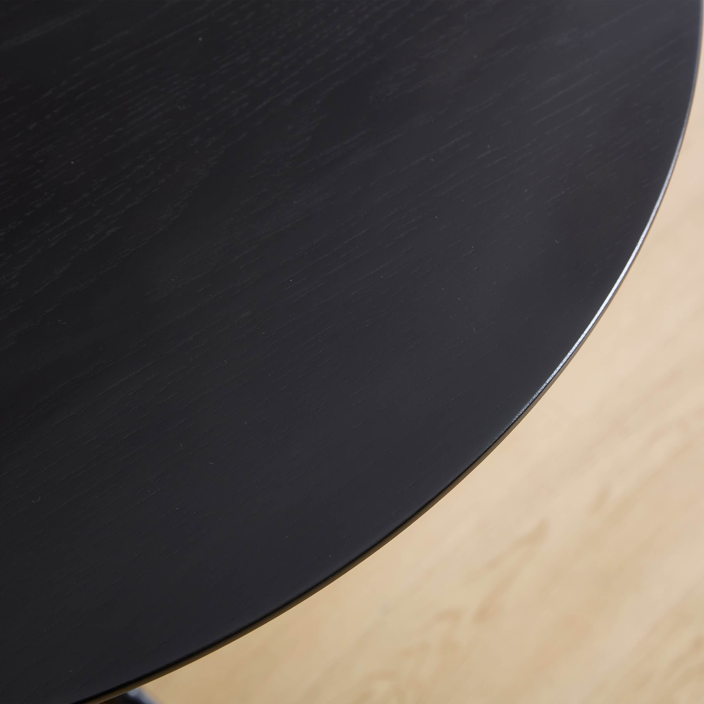 Kmax 31.5" Wide Small Round Black Dining Table