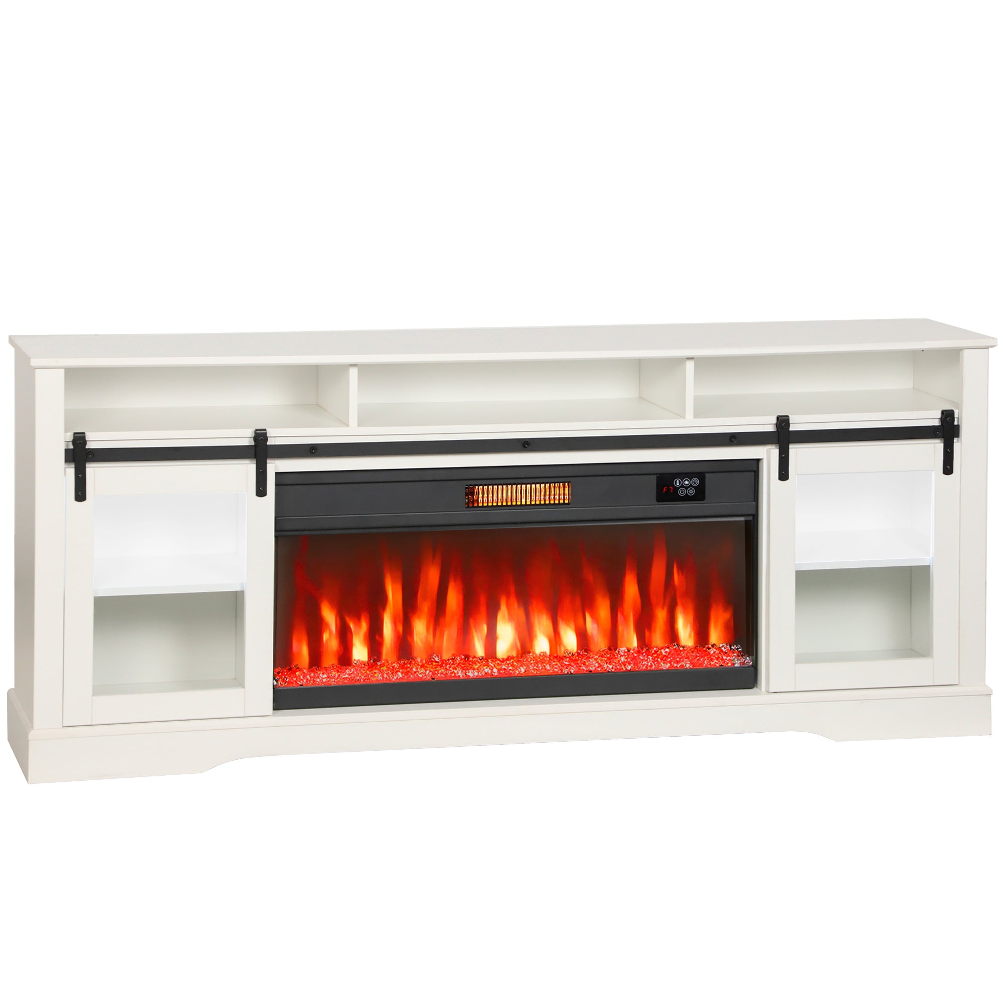 Electric Fireplace TV Stand for 65-80 Inch TVs