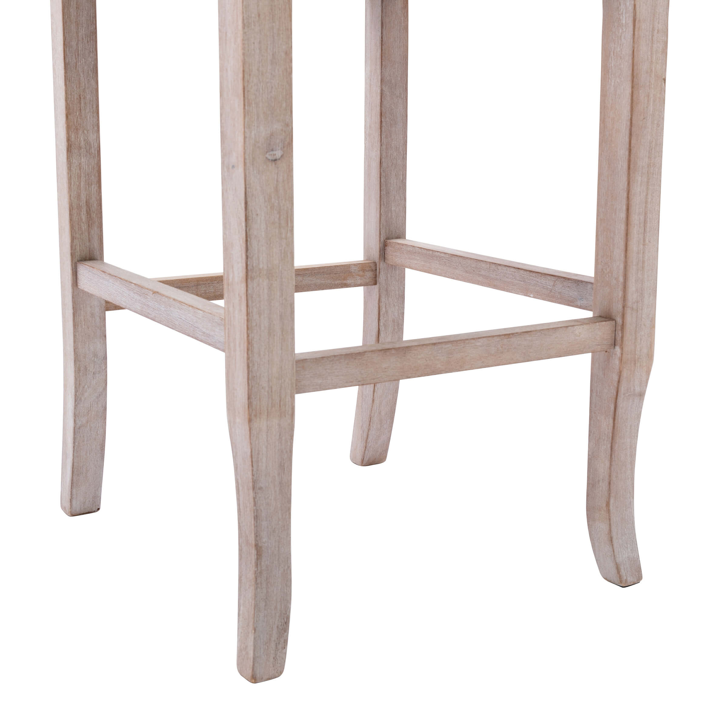 Stool legs and footrest close-up