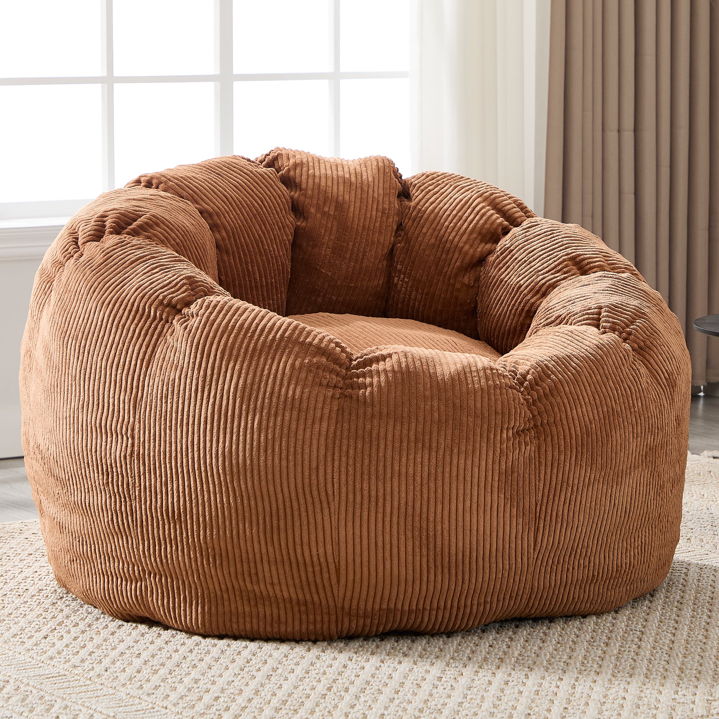 ROCITY Corduroy Bean Bag Chair Sofa - XXX22SF