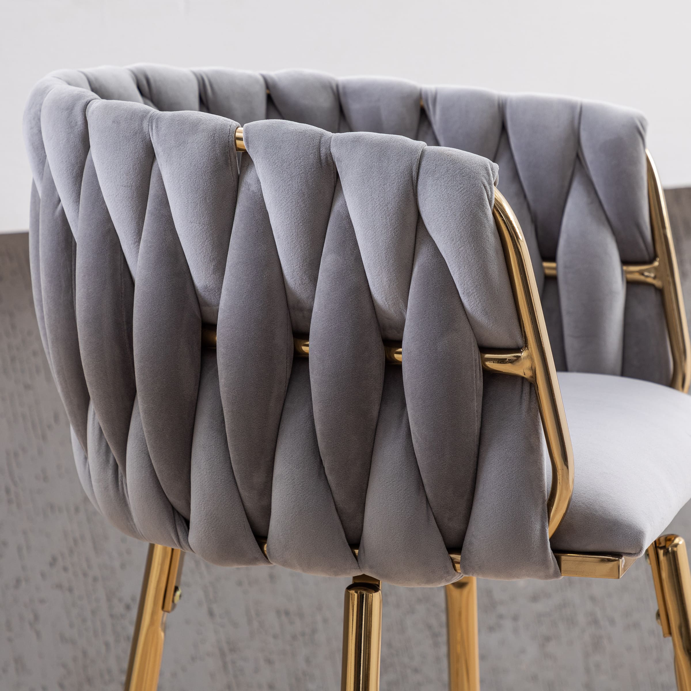 Side view of backrest and leg