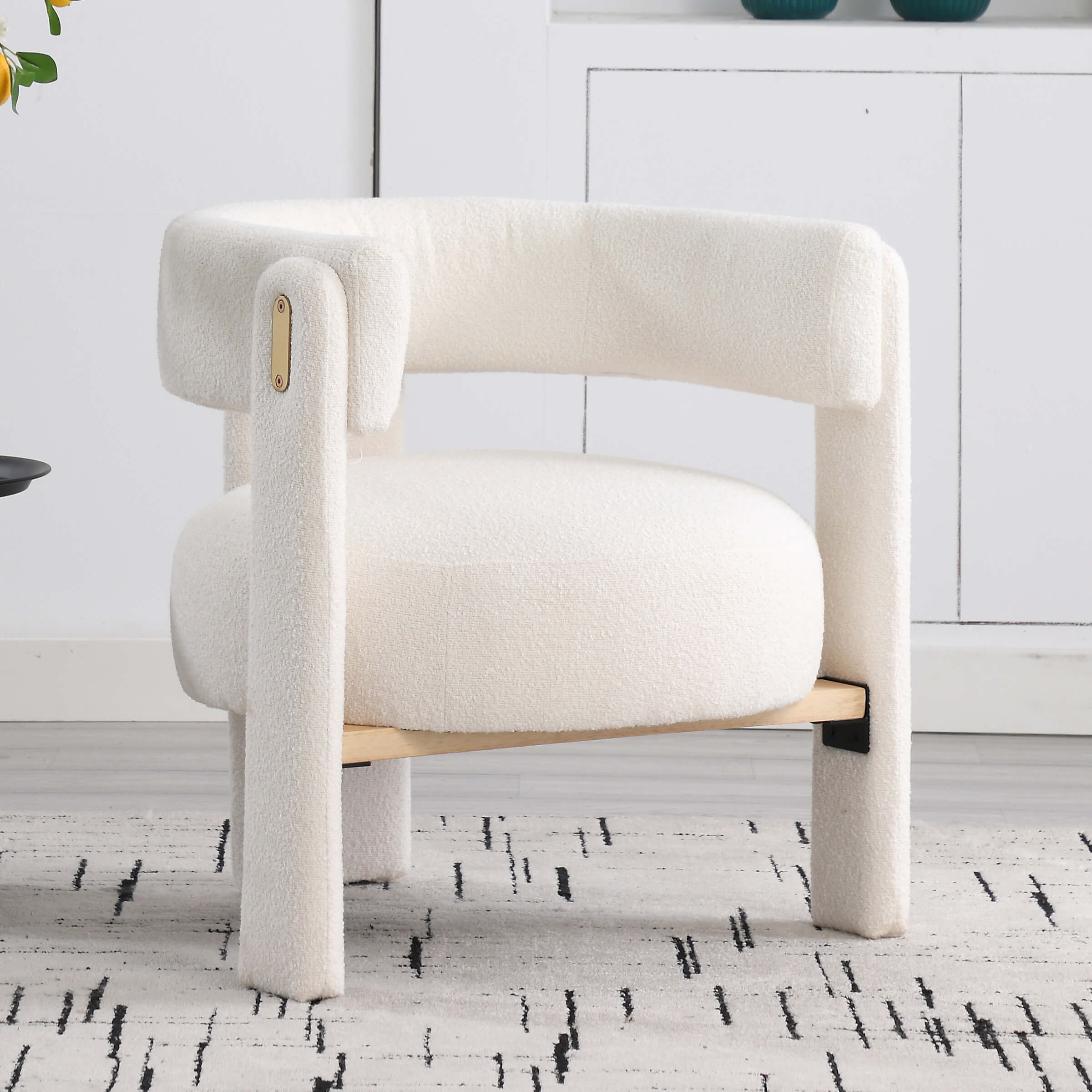CHICAURA Barrel Open Back Accent Chair 1 PCS - 3974AC