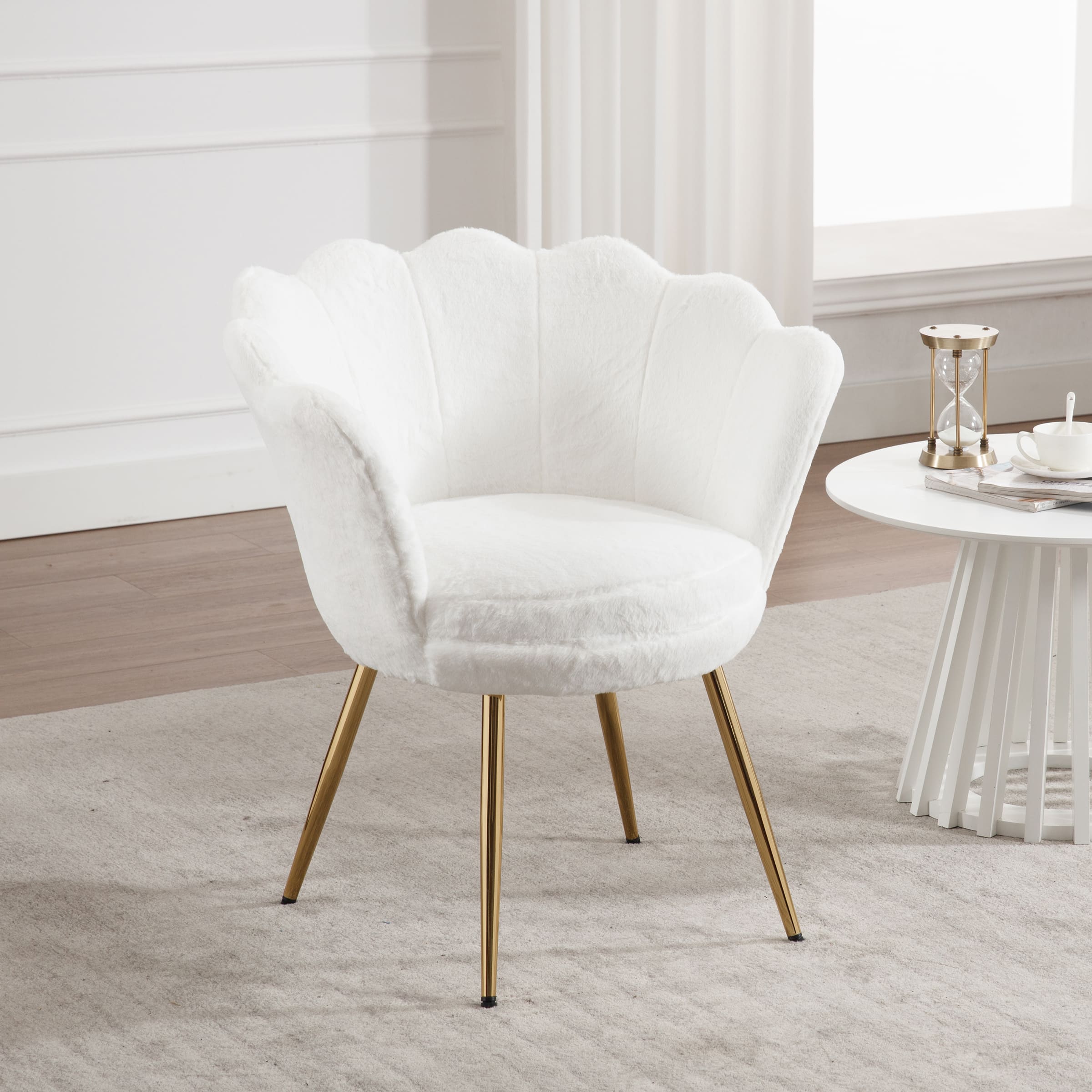 CHICAURA Gold Legs Cute Accent Chair 1 PCS - 1342AC