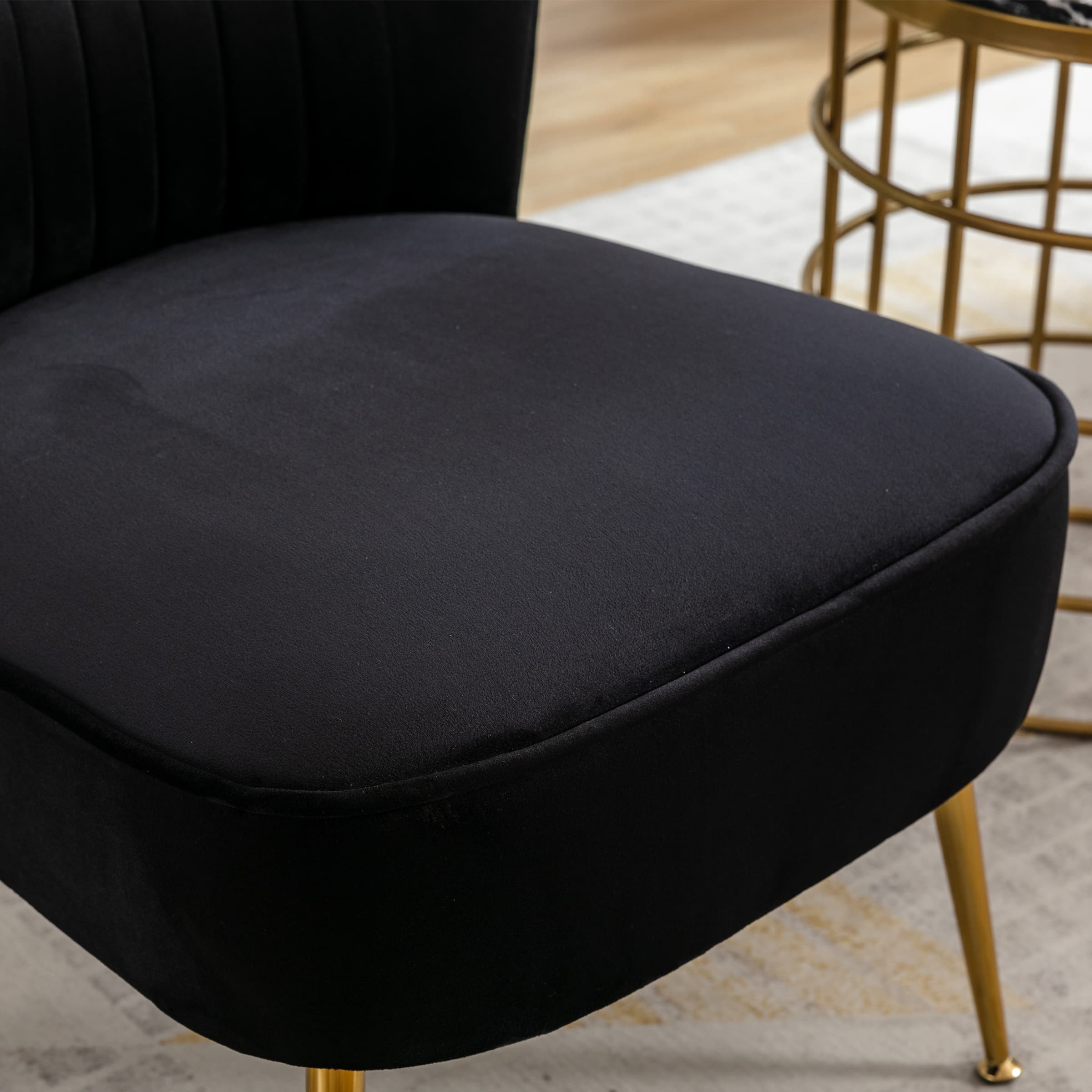 CHICAURA Mid Century Armless Accent Chair Set of 2 - XXX6AC