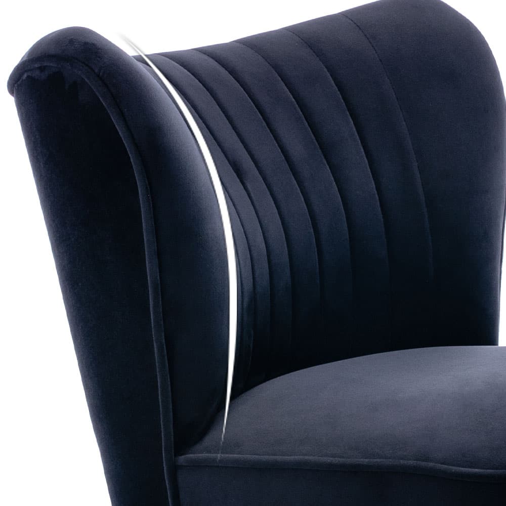 CHICAURA Mid Century Armless Accent Chair Set of 2 - XXX6AC