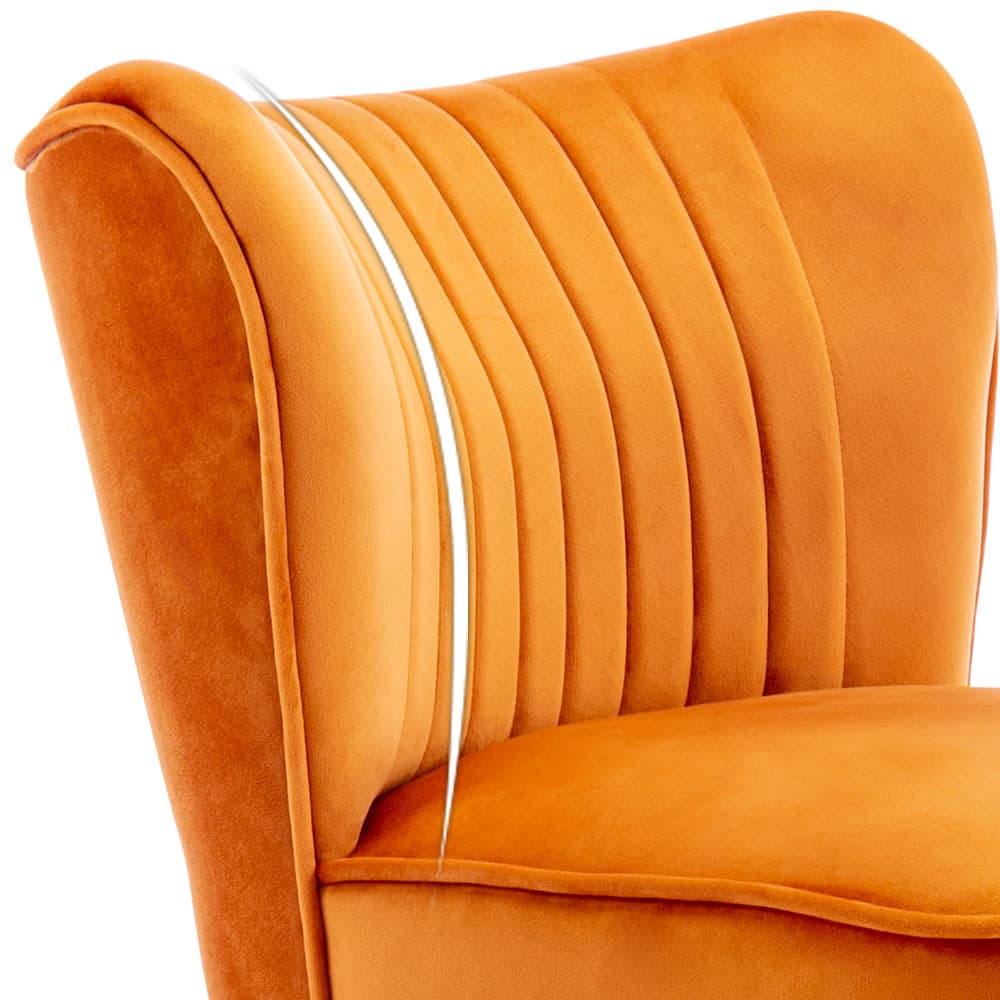 CHICAURA Mid Century Armless Accent Chair Set of 2 - XXX6AC