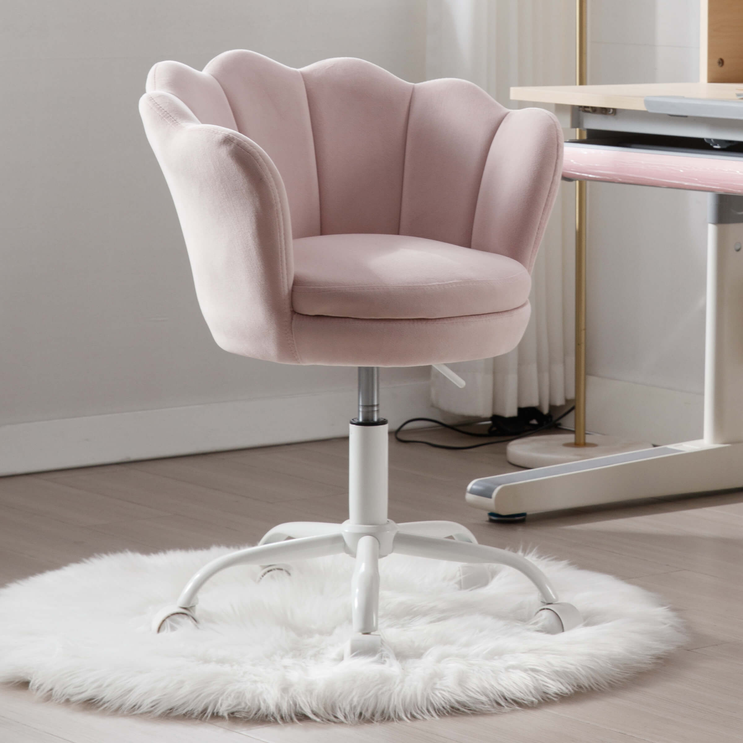 CIMOTA Adjustable Velvet Kids Desk Chair 1 PCS - 1342KC