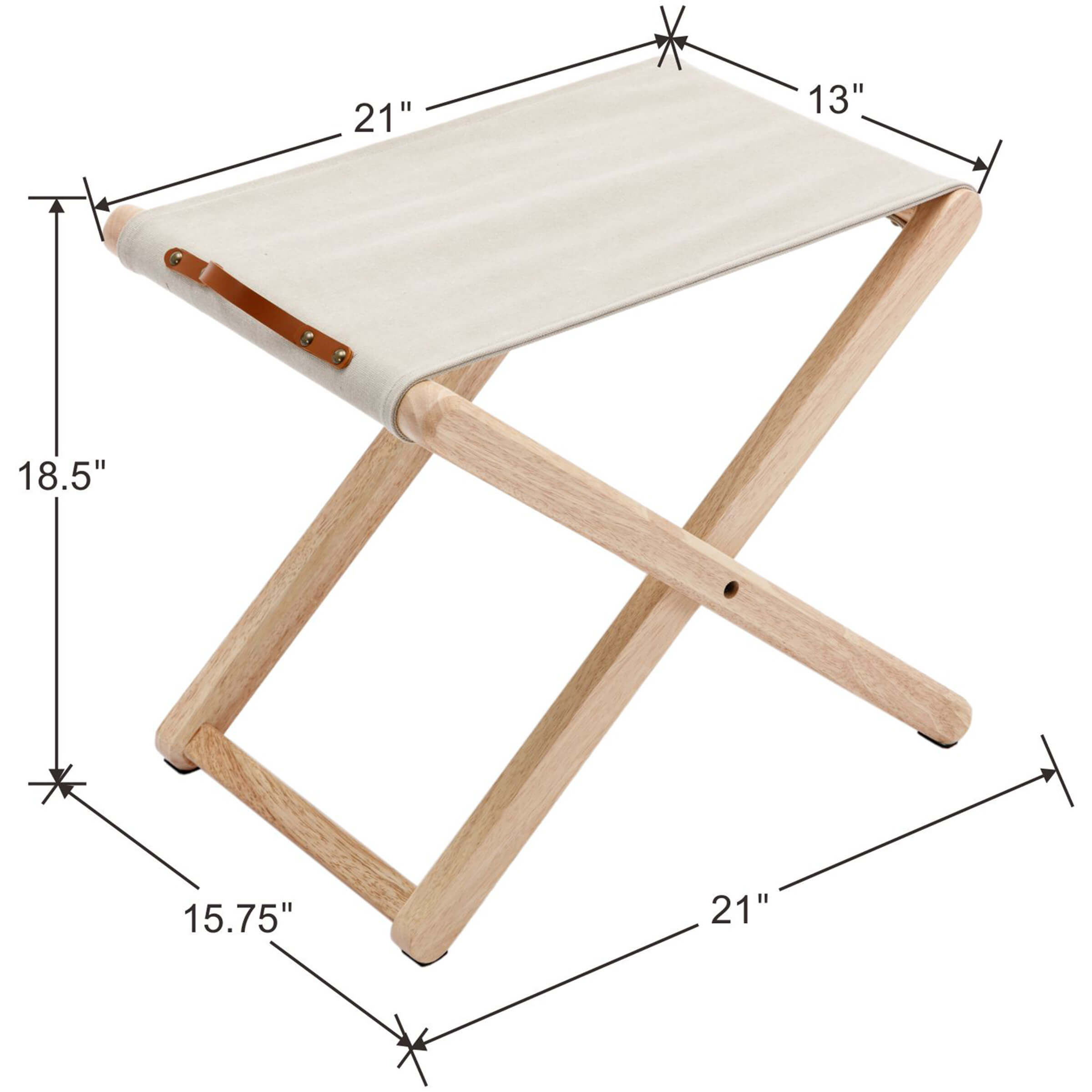 CIMOTA Folding Camping Stools Set of 2 - 2542OT