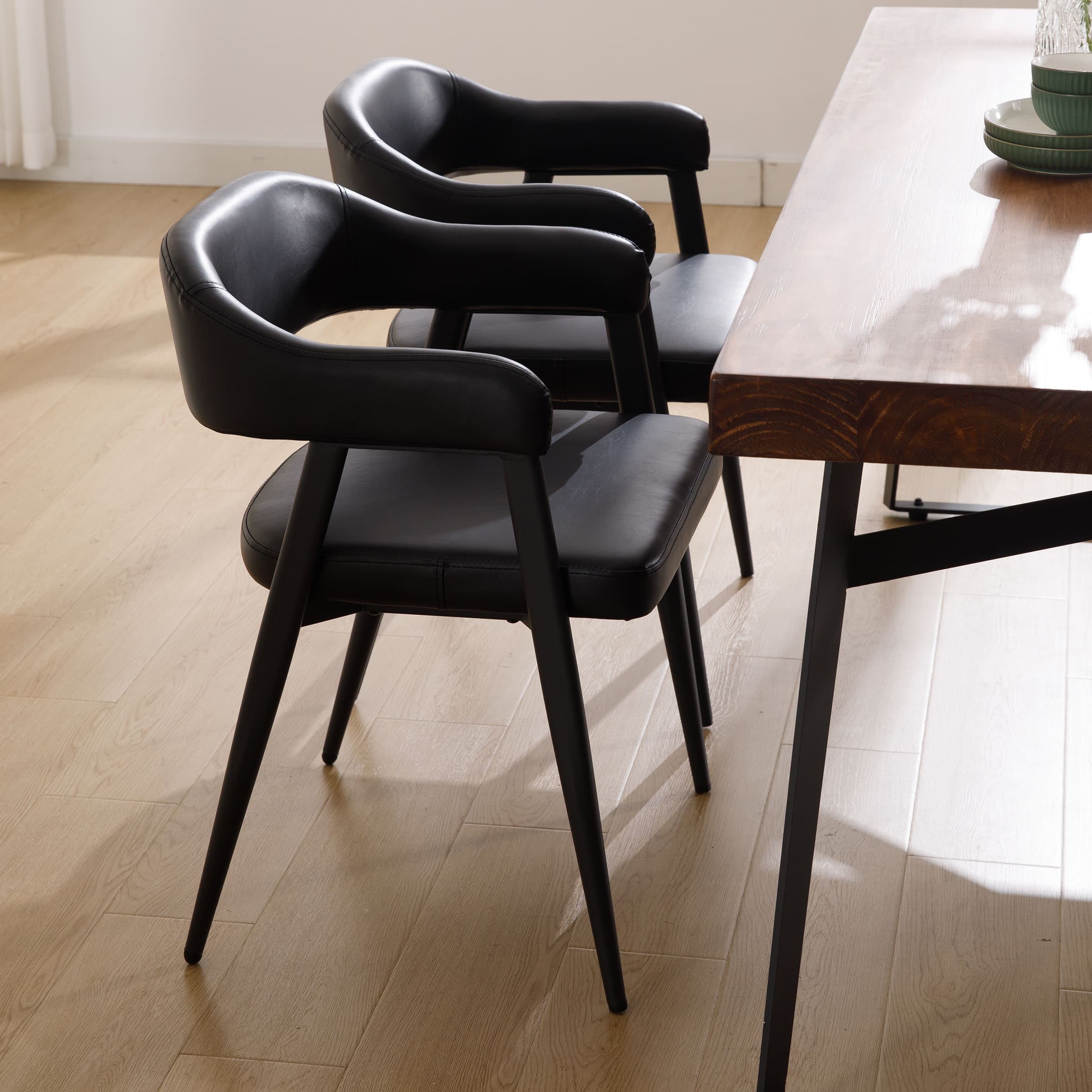 CIMOTA Modern Open Back Dining Chairs Set of 2 - 91530DC