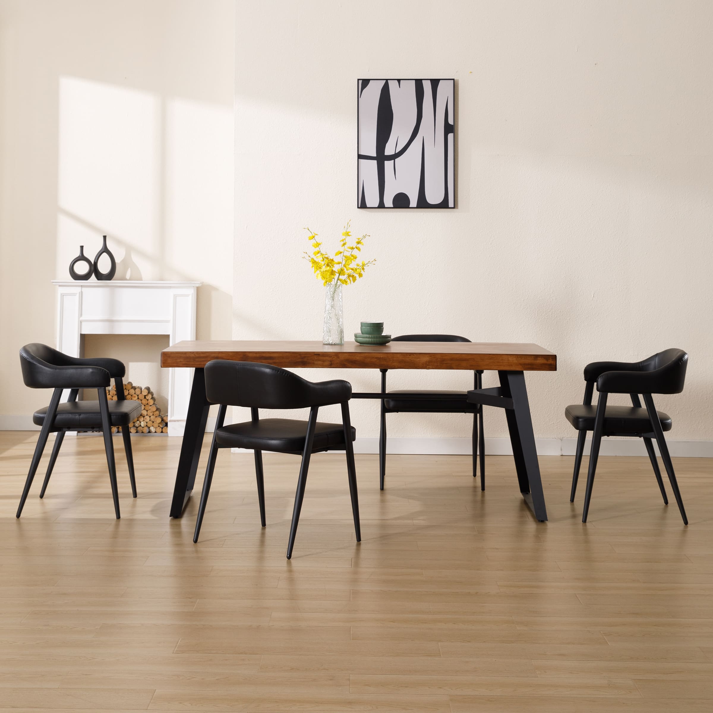 CIMOTA Modern Open Back Dining Chairs Set of 2 - 91530DC