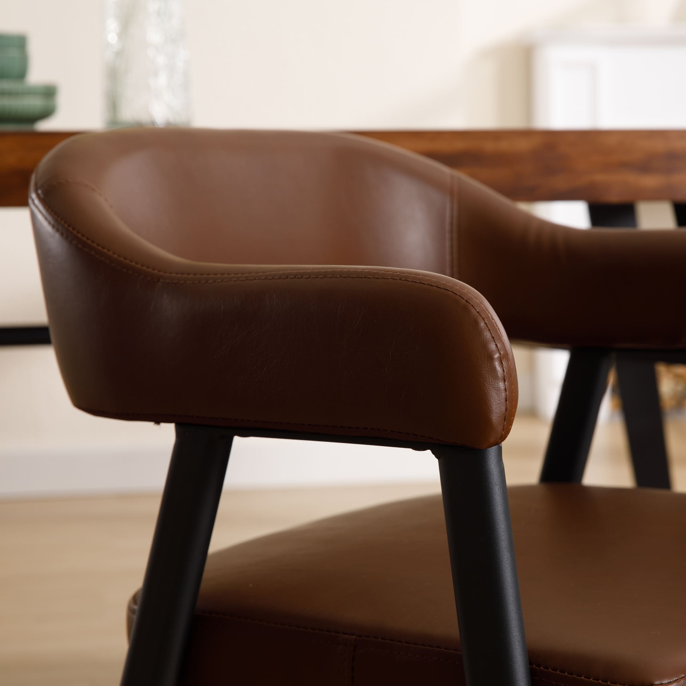 CIMOTA Modern Open Back Dining Chairs Set of 2 - 91530DC