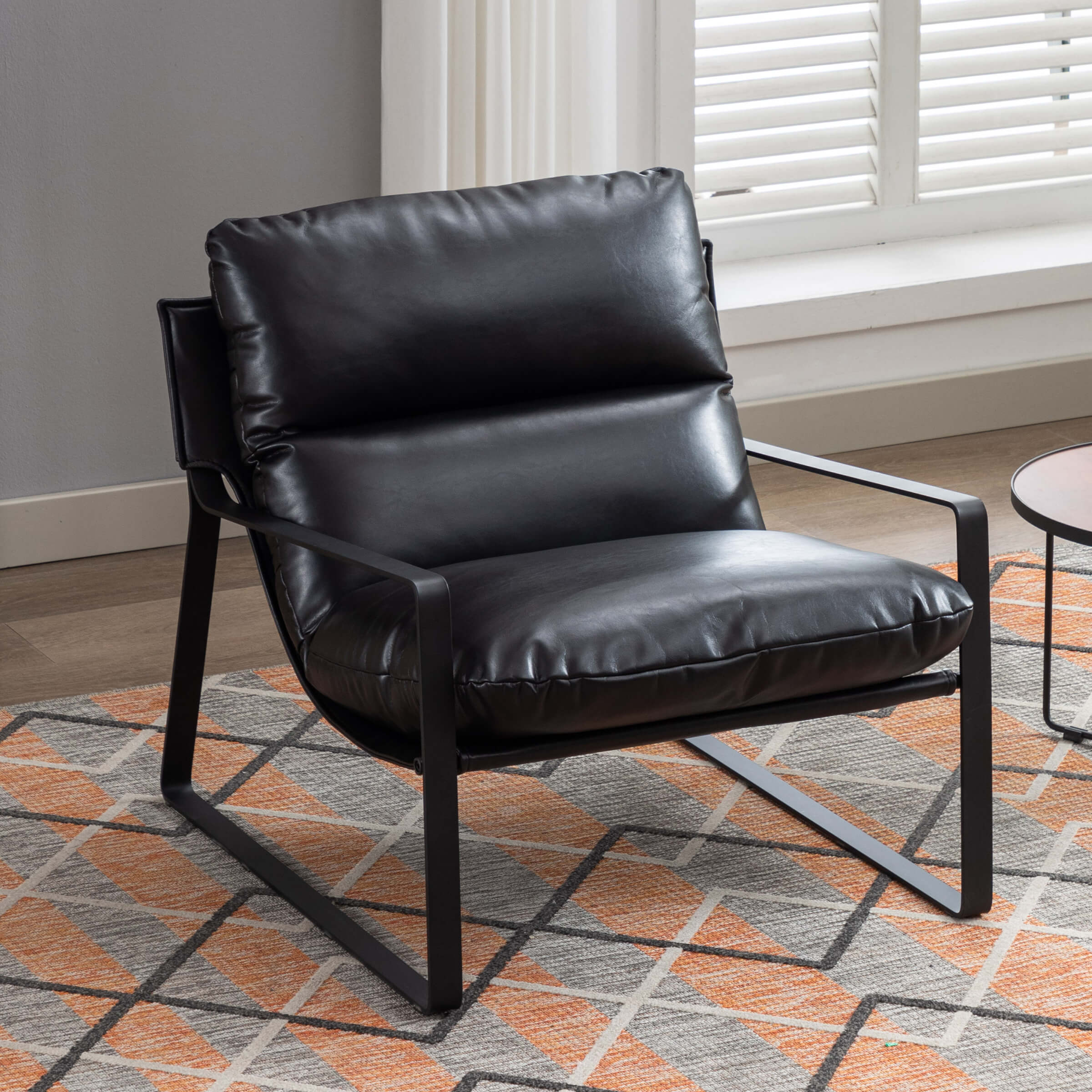 CIMOTA Modern PU Leather Accent Armchair 1 PCS - 19002AC