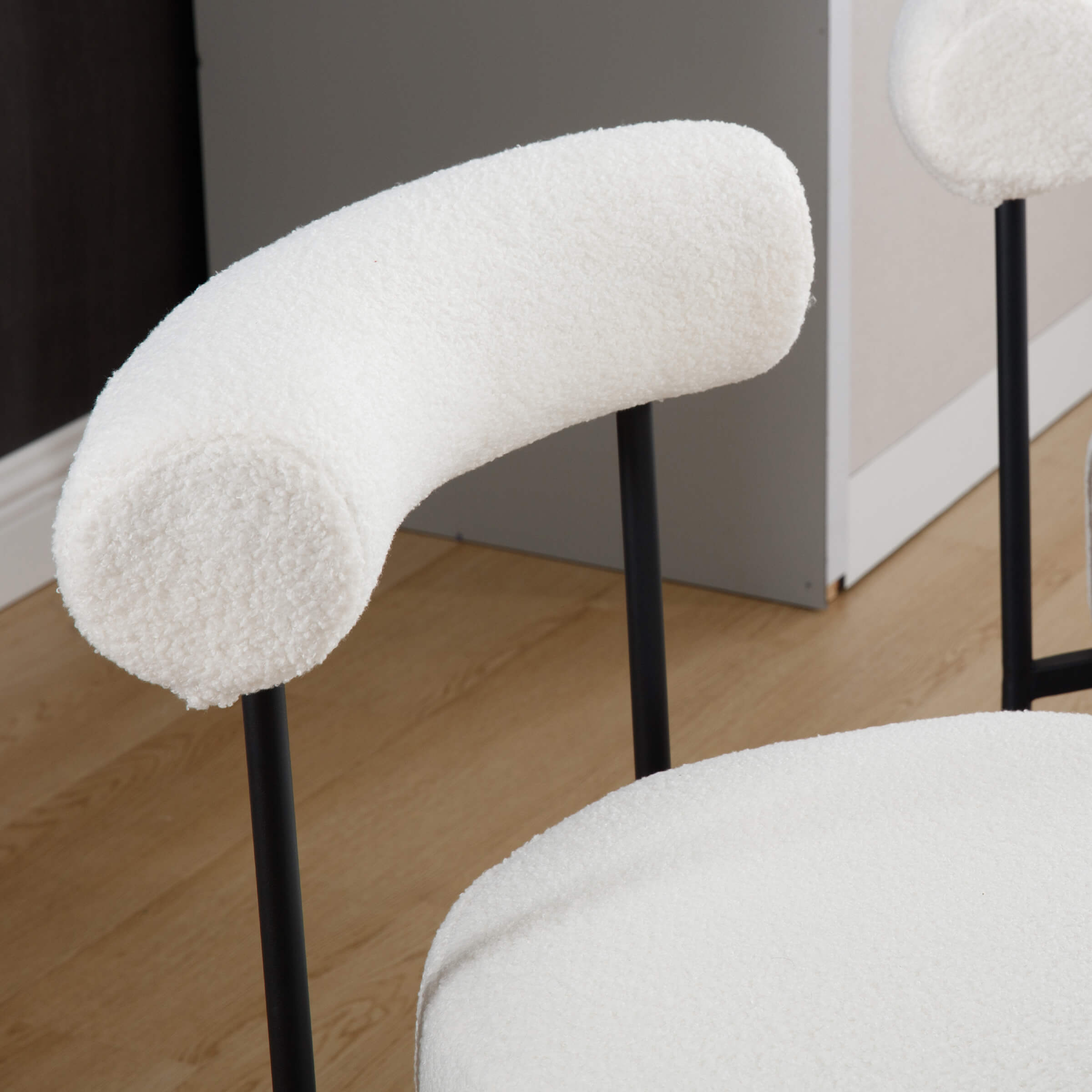 CIMOTA Modern Round Back Dining Chairs Set of 2 - 31003DC