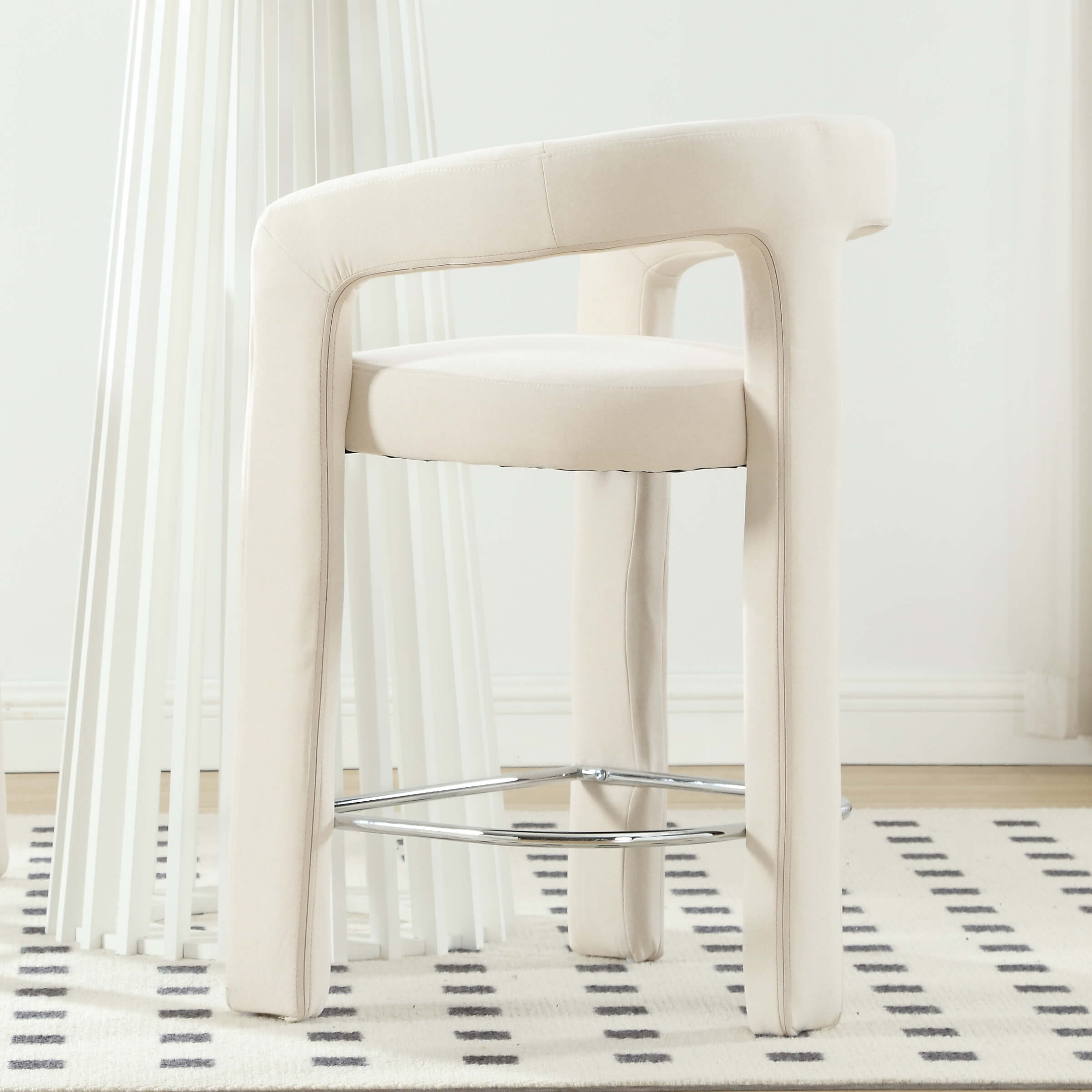 CIMOTA Open Back Counter Stools 1 PCS - 55011CS