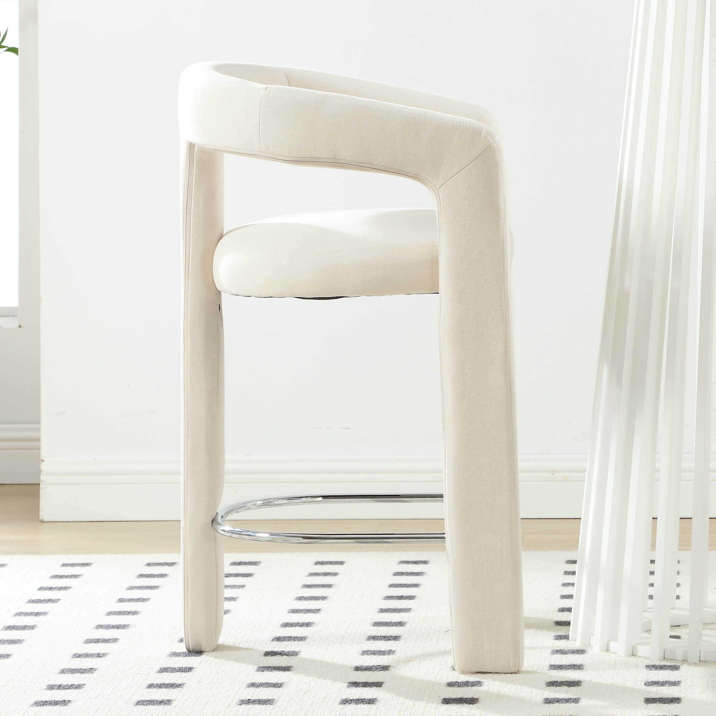 CIMOTA Open Back Counter Stools 1 PCS - 55011CS
